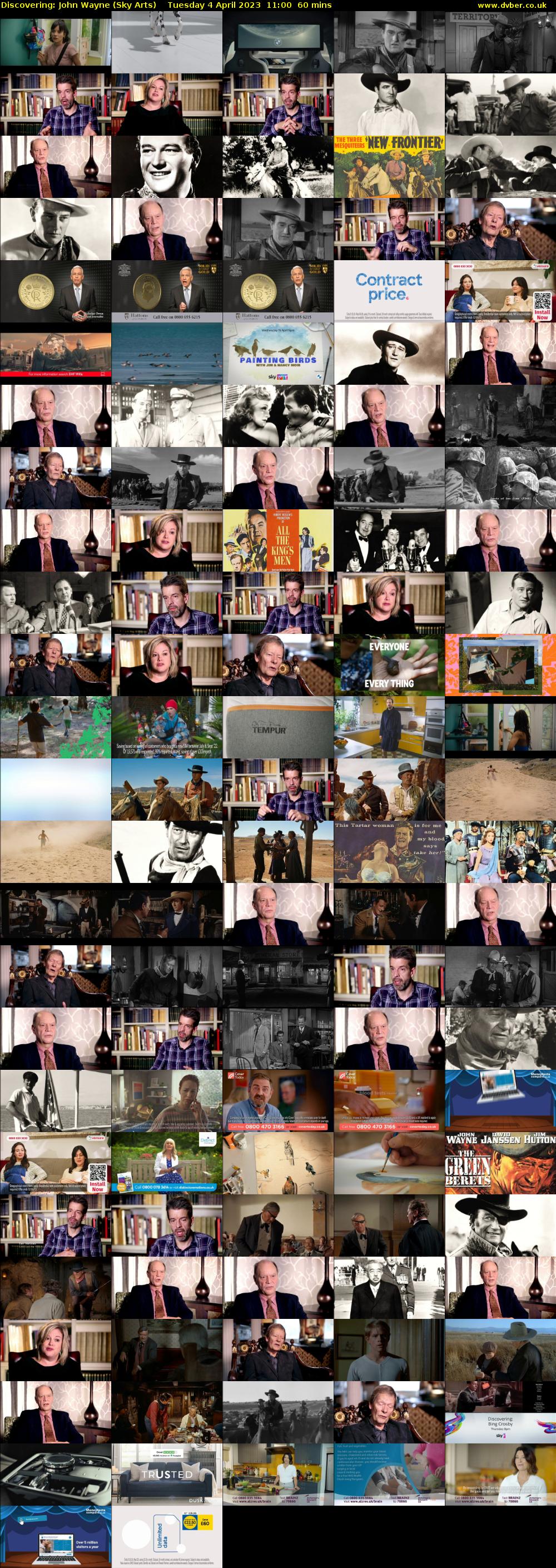 Discovering: John Wayne (Sky Arts) Tuesday 4 April 2023 11:00 - 12:00