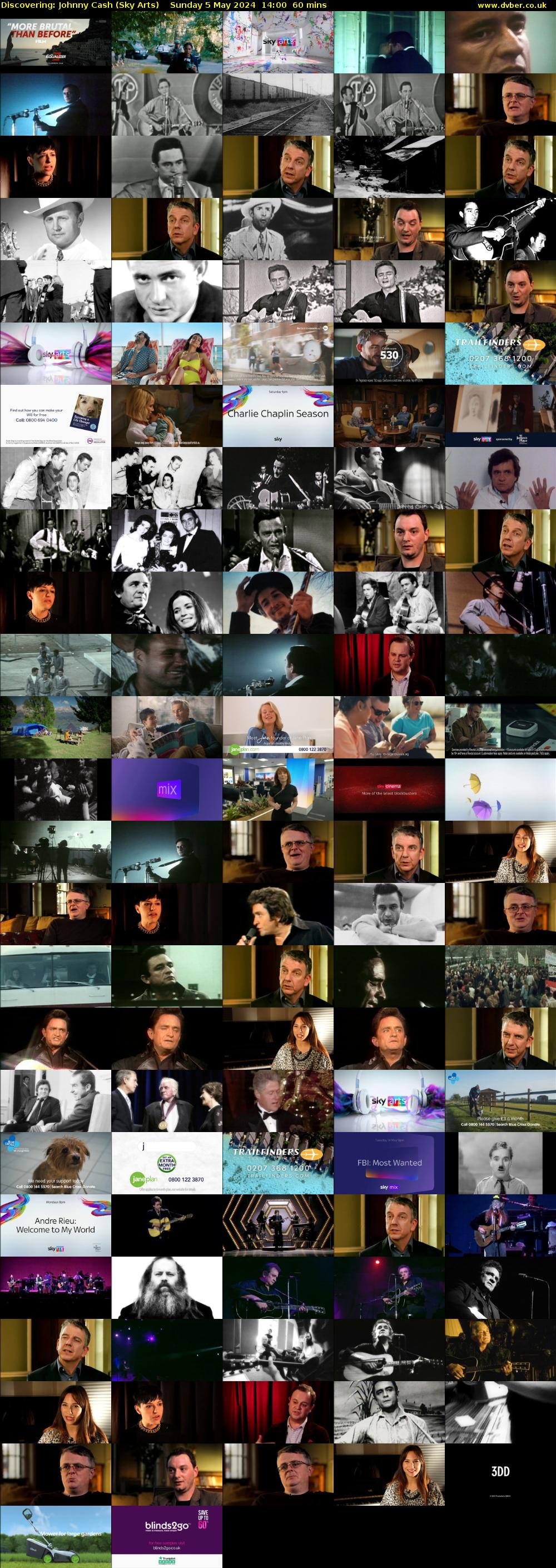 Discovering: Johnny Cash (Sky Arts) Sunday 5 May 2024 14:00 - 15:00