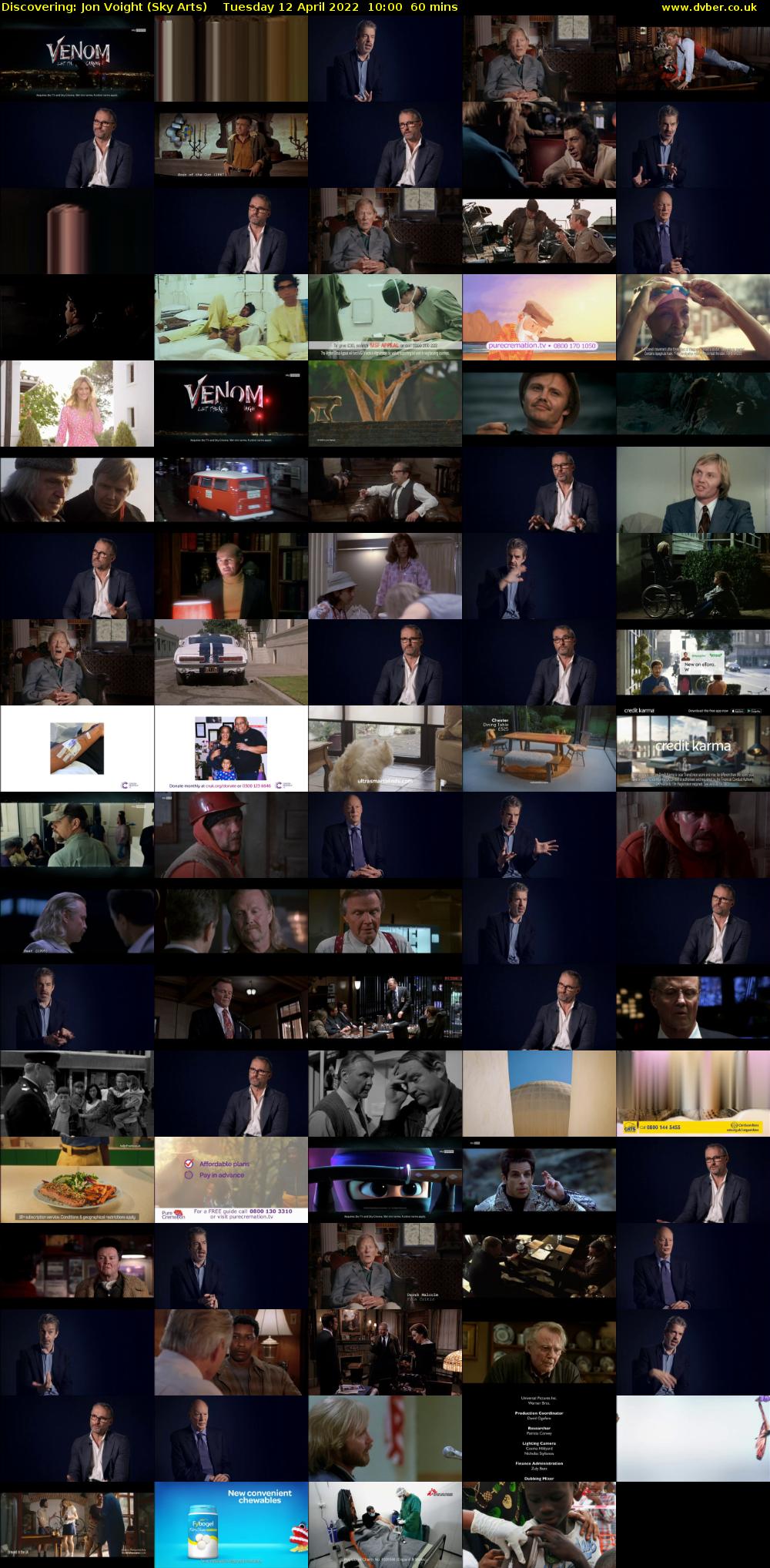 Discovering: Jon Voight (Sky Arts) Tuesday 12 April 2022 10:00 - 11:00