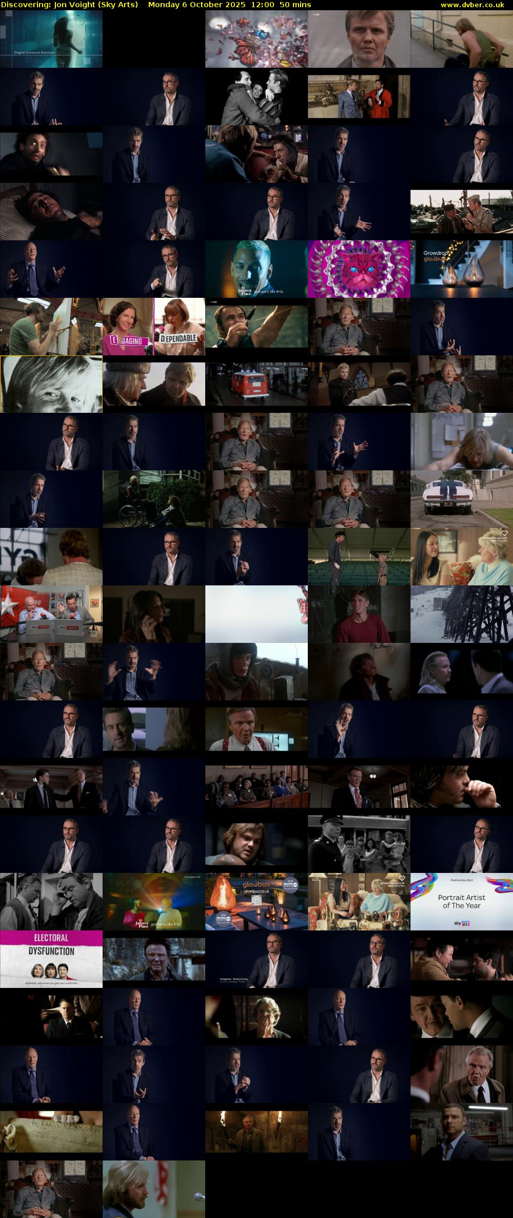 Discovering: Jon Voight (Sky Arts) Monday 6 October 2025 12:00 - 12:50