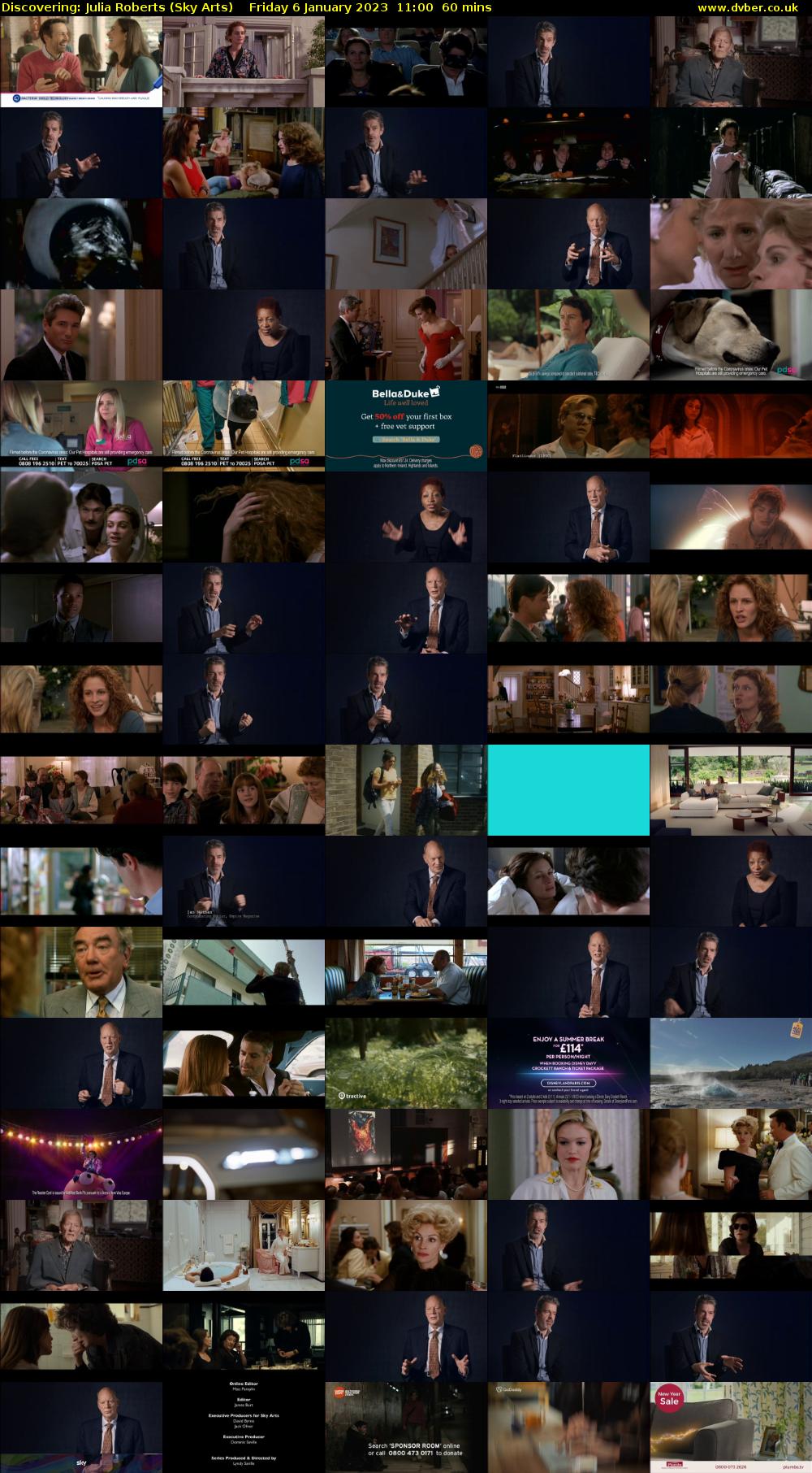 Discovering: Julia Roberts (Sky Arts) Friday 6 January 2023 11:00 - 12:00