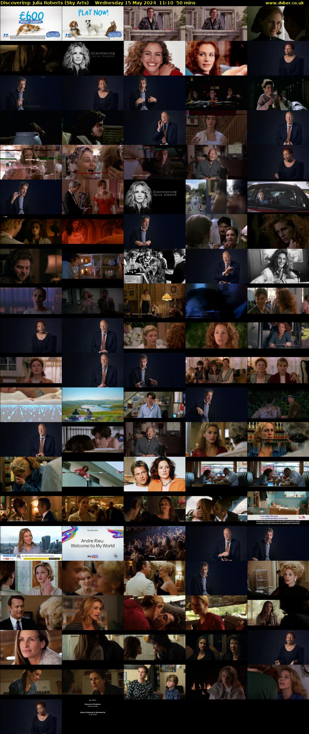 Discovering: Julia Roberts (Sky Arts) Wednesday 15 May 2024 11:10 - 12:00