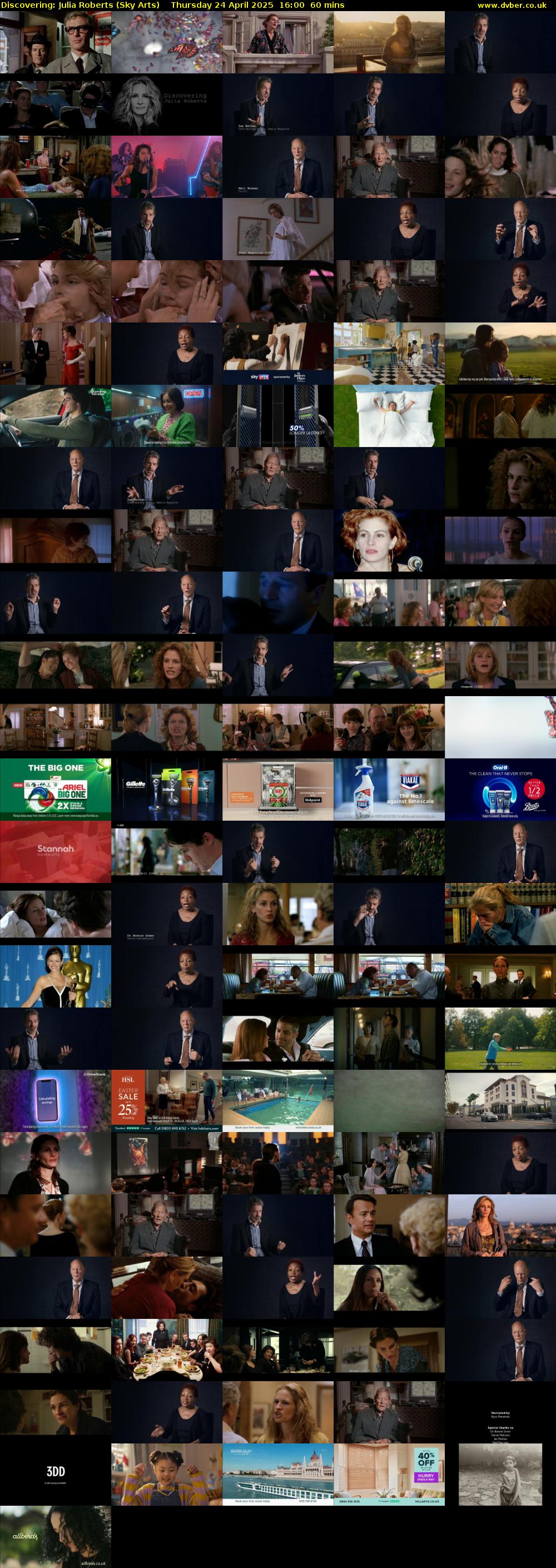 Discovering: Julia Roberts (Sky Arts) Thursday 24 April 2025 16:00 - 17:00