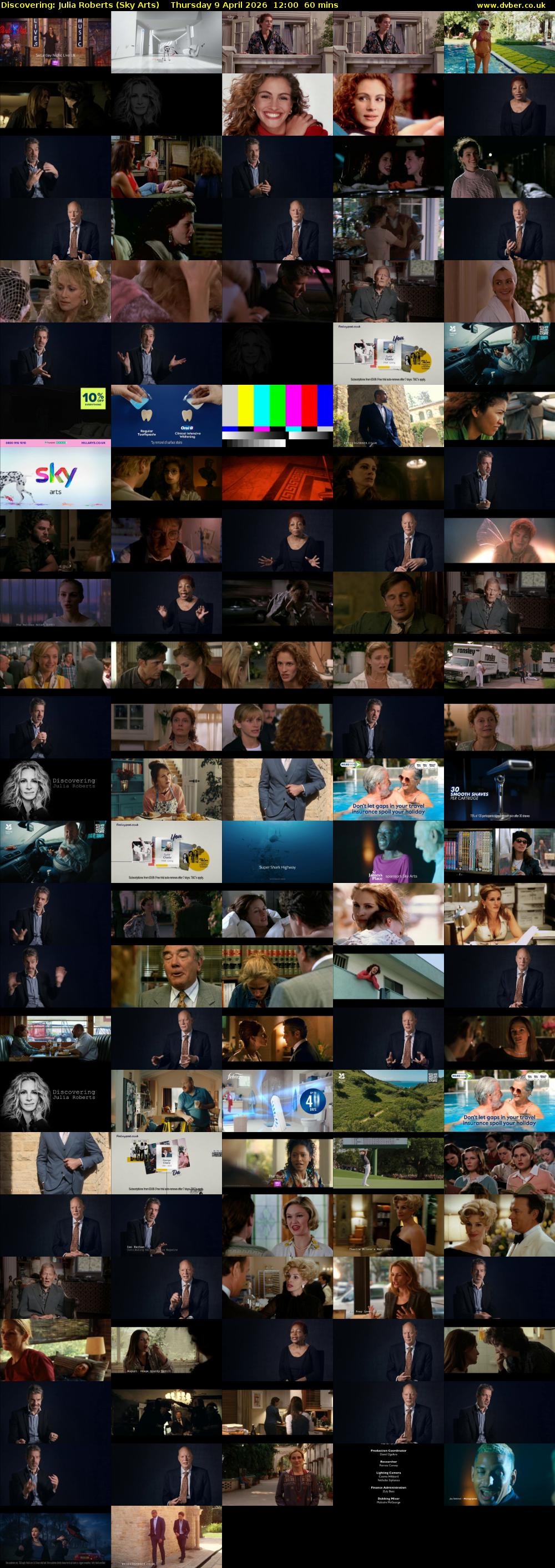 Discovering: Julia Roberts (Sky Arts) Thursday 9 April 2026 12:00 - 13:00