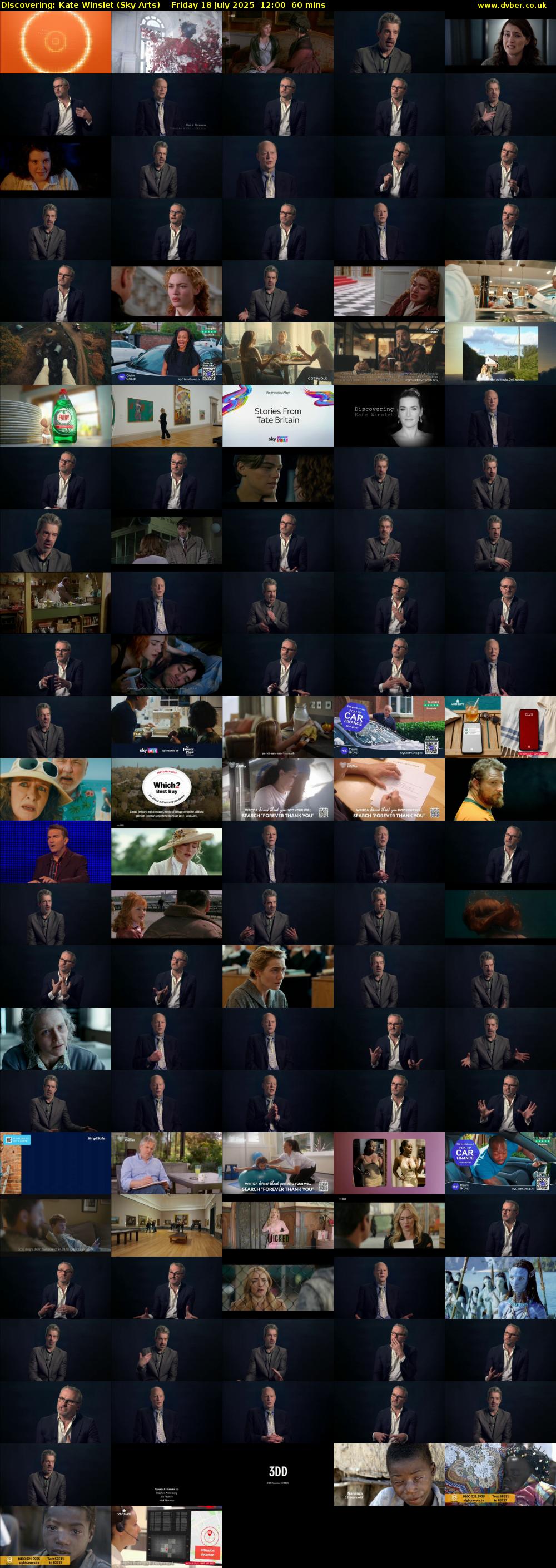 Discovering: Kate Winslet (Sky Arts) Friday 18 July 2025 12:00 - 13:00