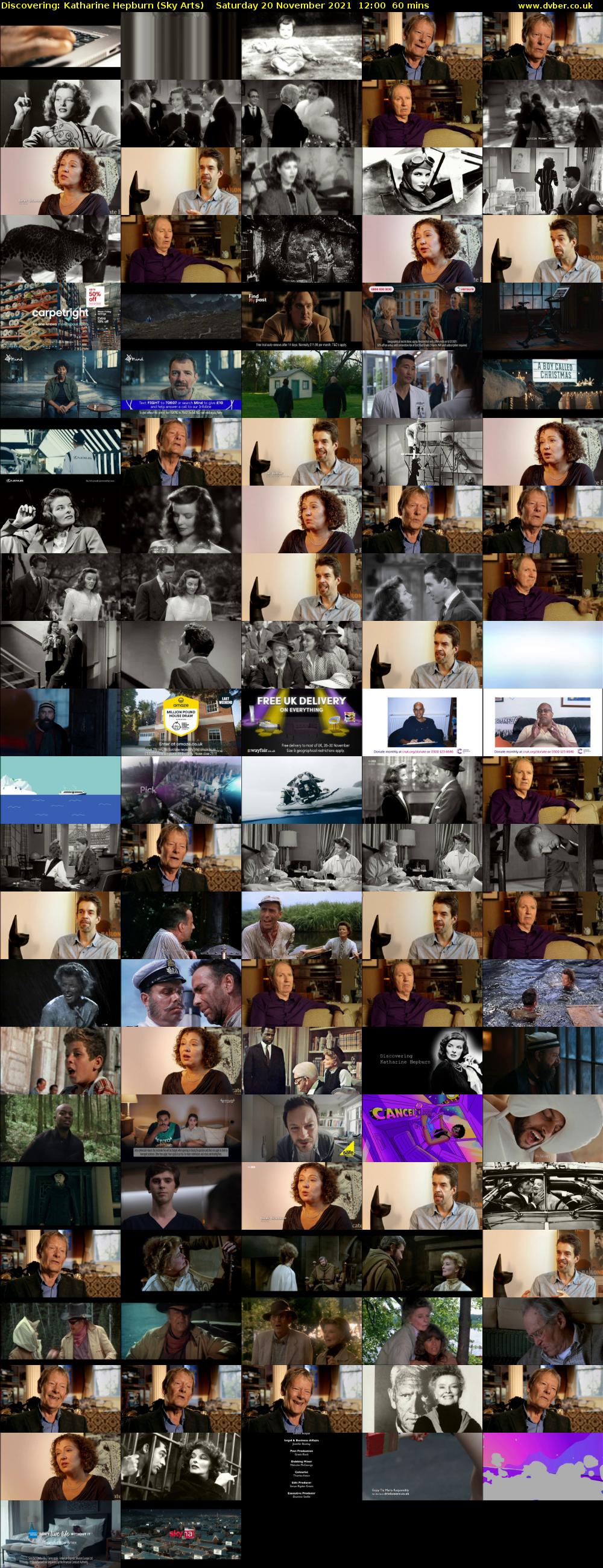 Discovering: Katharine Hepburn (Sky Arts) Saturday 20 November 2021 12:00 - 13:00