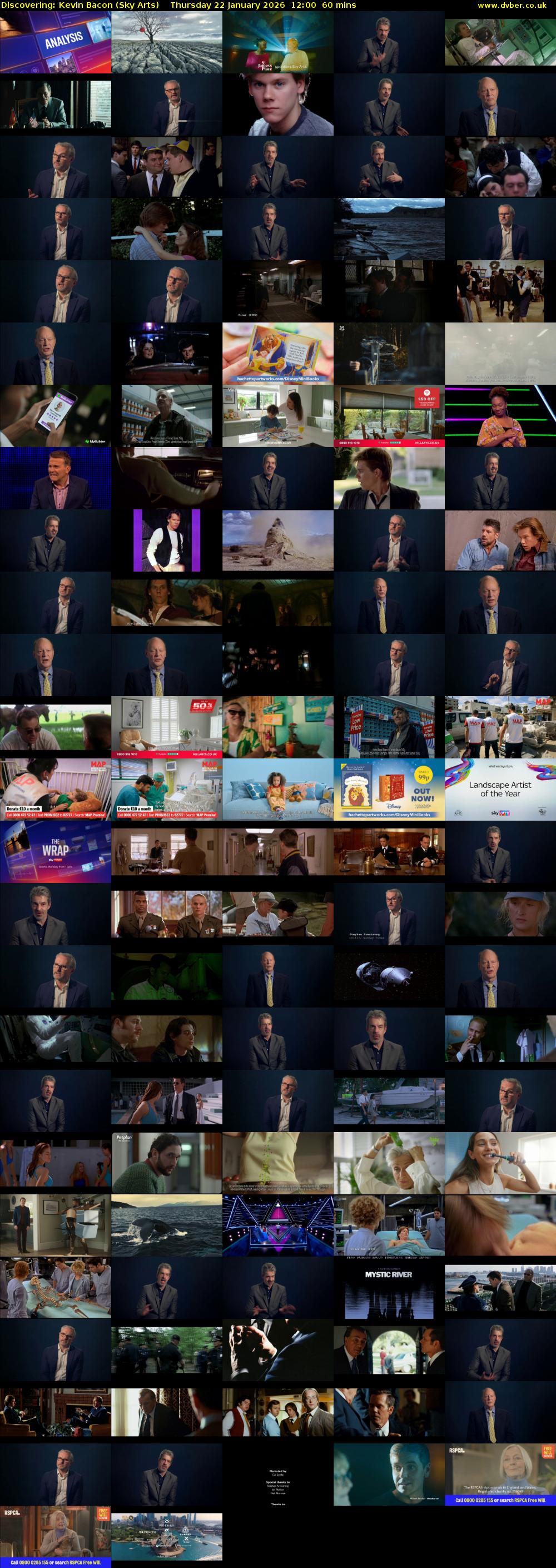 Discovering: Kevin Bacon (Sky Arts) Thursday 22 January 2026 12:00 - 13:00