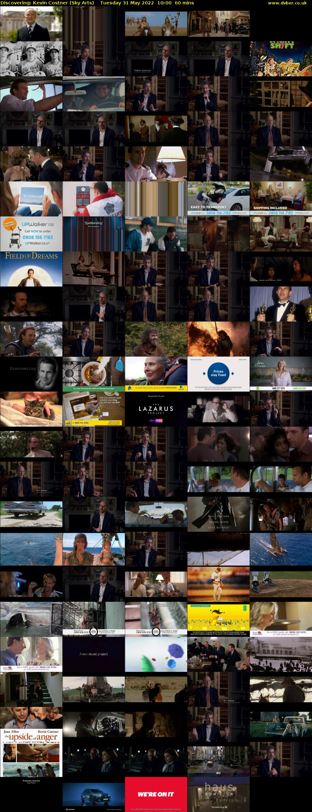 Discovering: Kevin Costner (Sky Arts) Tuesday 31 May 2022 10:00 - 11:00