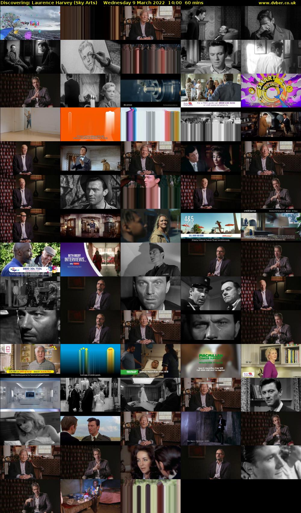 Discovering: Laurence Harvey (Sky Arts) Wednesday 9 March 2022 14:00 - 15:00
