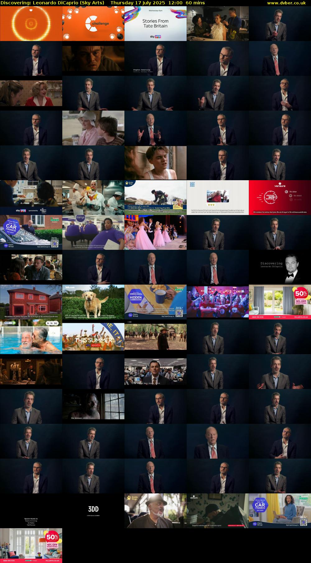 Discovering: Leonardo DiCaprio (Sky Arts) Thursday 17 July 2025 12:00 - 13:00