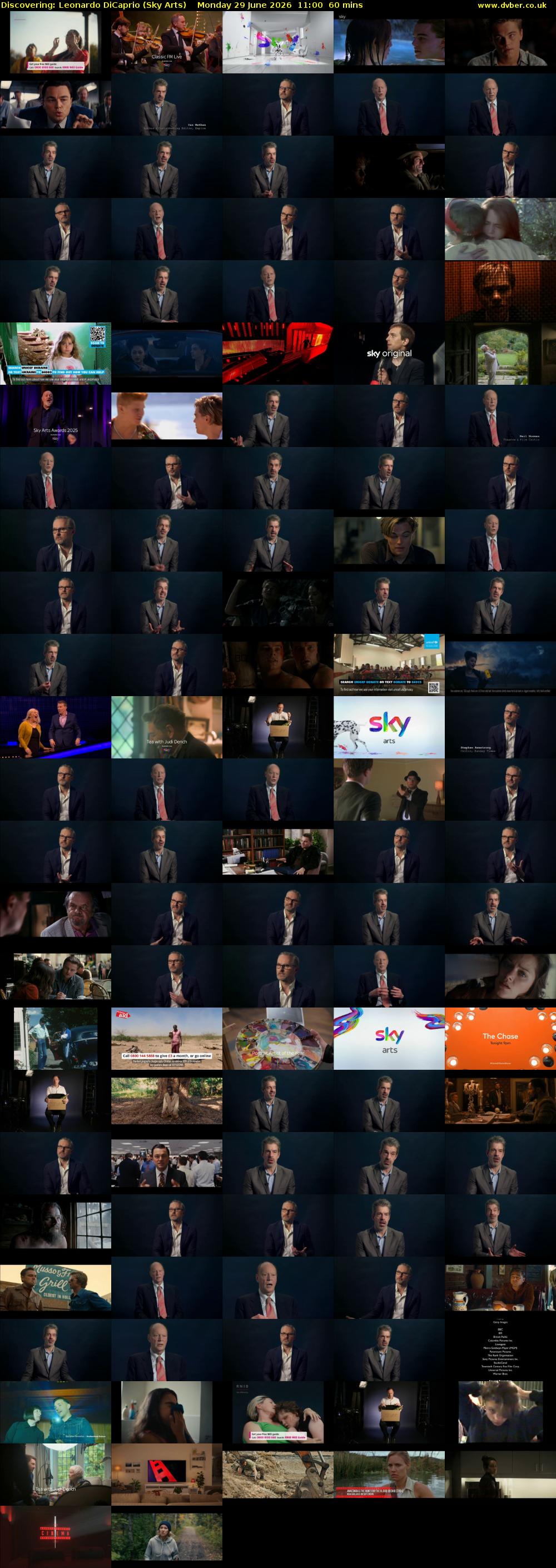 Discovering: Leonardo DiCaprio (Sky Arts) Monday 29 June 2026 11:00 - 12:00