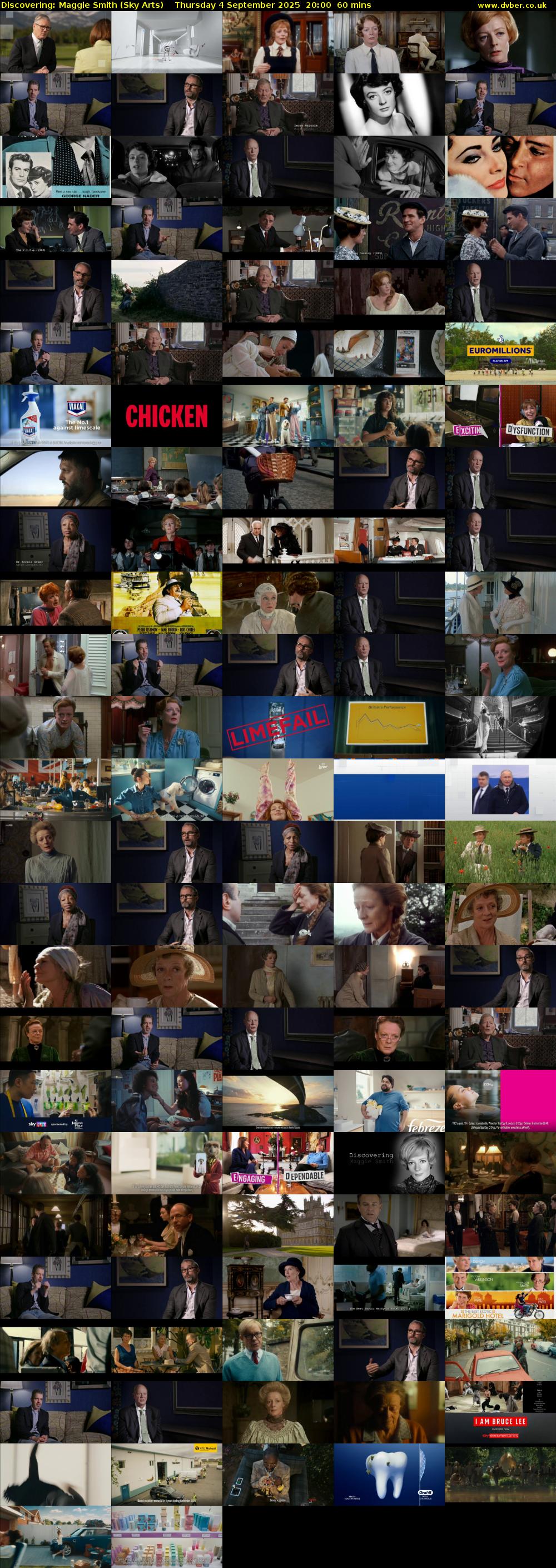 Discovering: Maggie Smith (Sky Arts) Thursday 4 September 2025 20:00 - 21:00