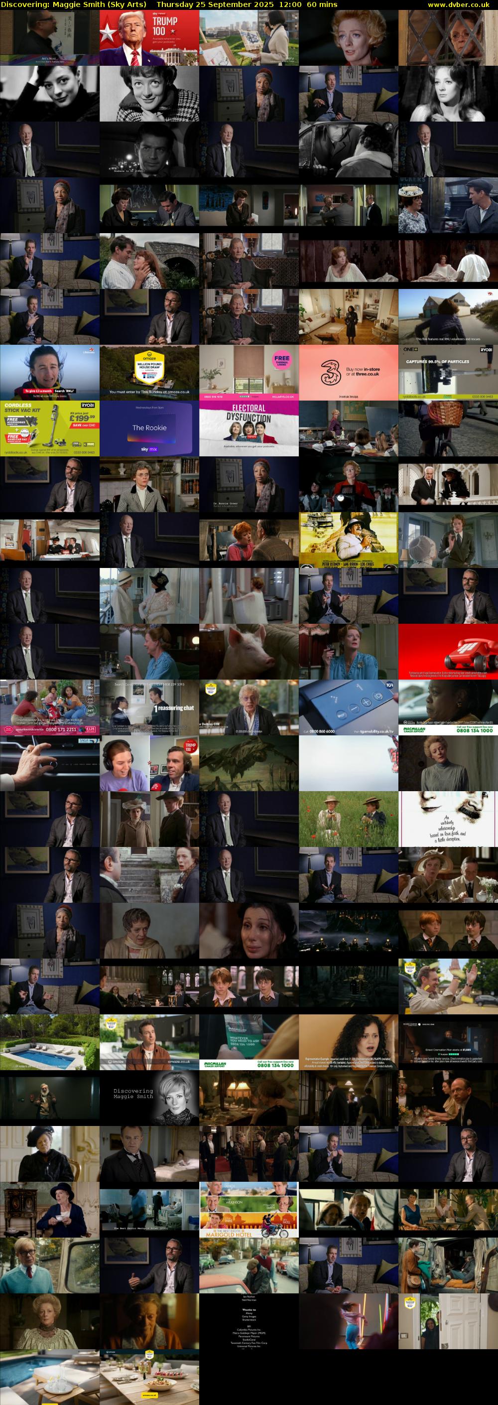 Discovering: Maggie Smith (Sky Arts) Thursday 25 September 2025 12:00 - 13:00