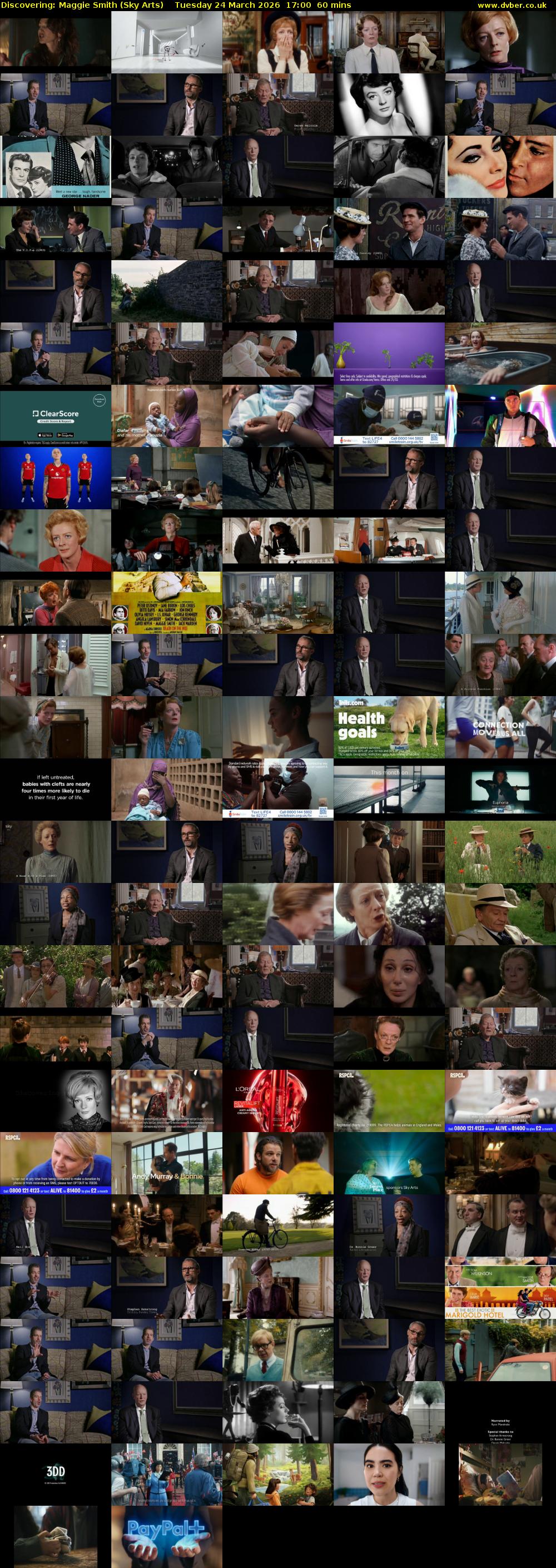 Discovering: Maggie Smith (Sky Arts) Tuesday 24 March 2026 17:00 - 18:00