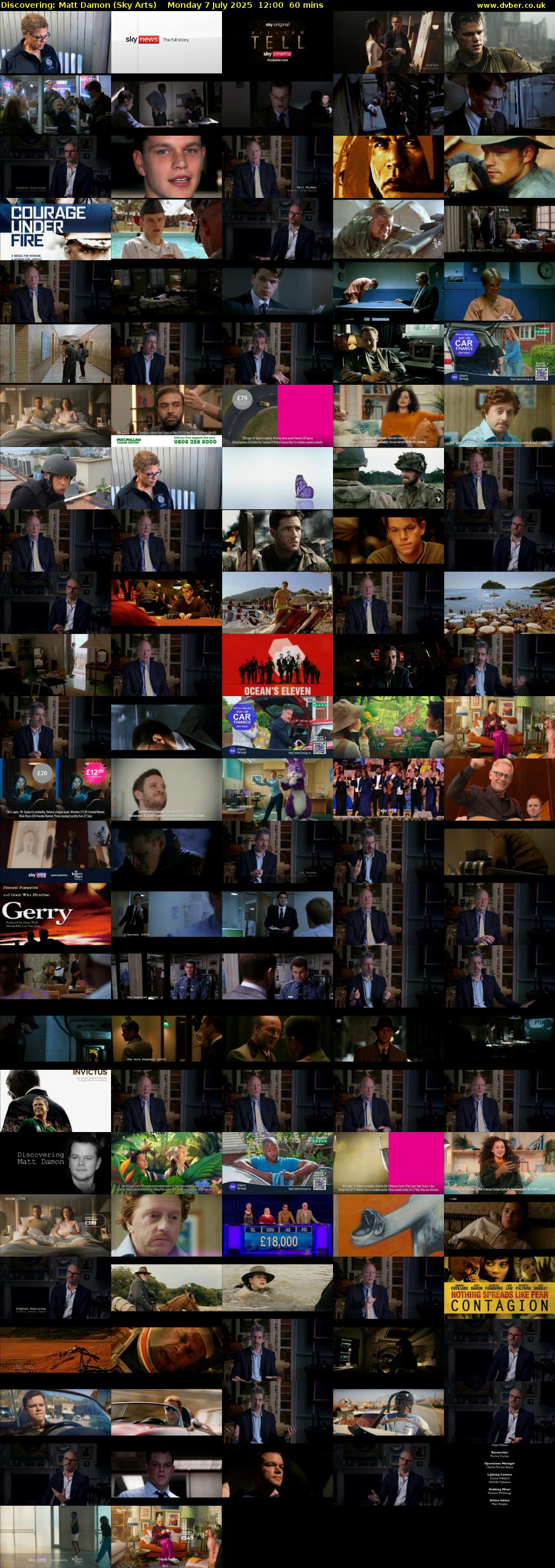 Discovering: Matt Damon (Sky Arts) Monday 7 July 2025 12:00 - 13:00