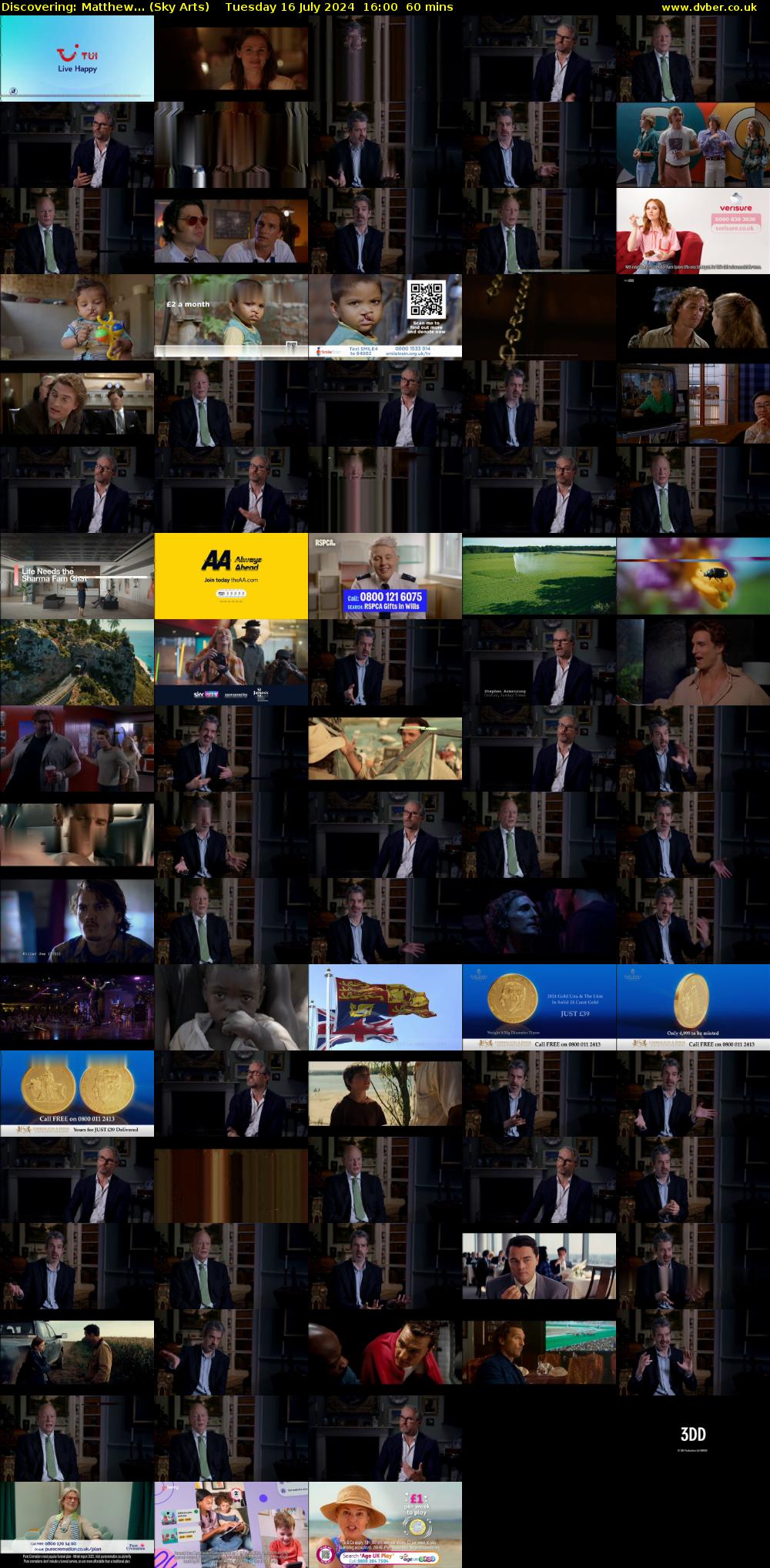 Discovering: Matthew... (Sky Arts) Tuesday 16 July 2024 16:00 - 17:00