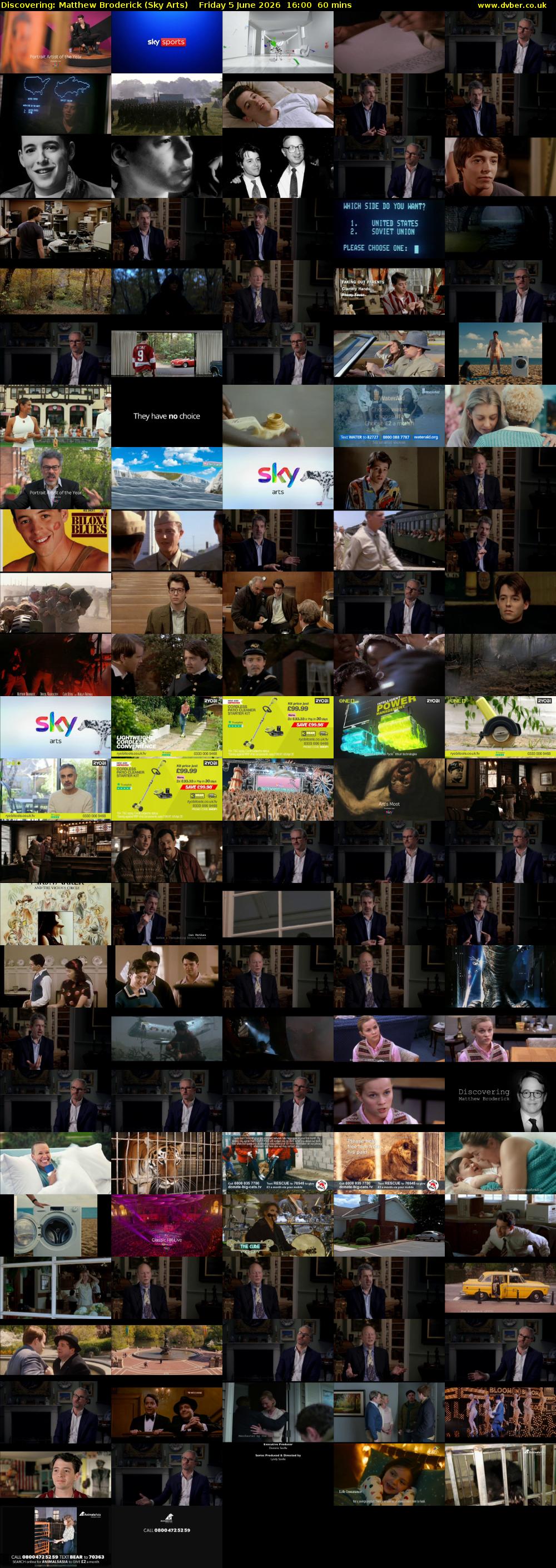 Discovering: Matthew Broderick (Sky Arts) Friday 5 June 2026 16:00 - 17:00