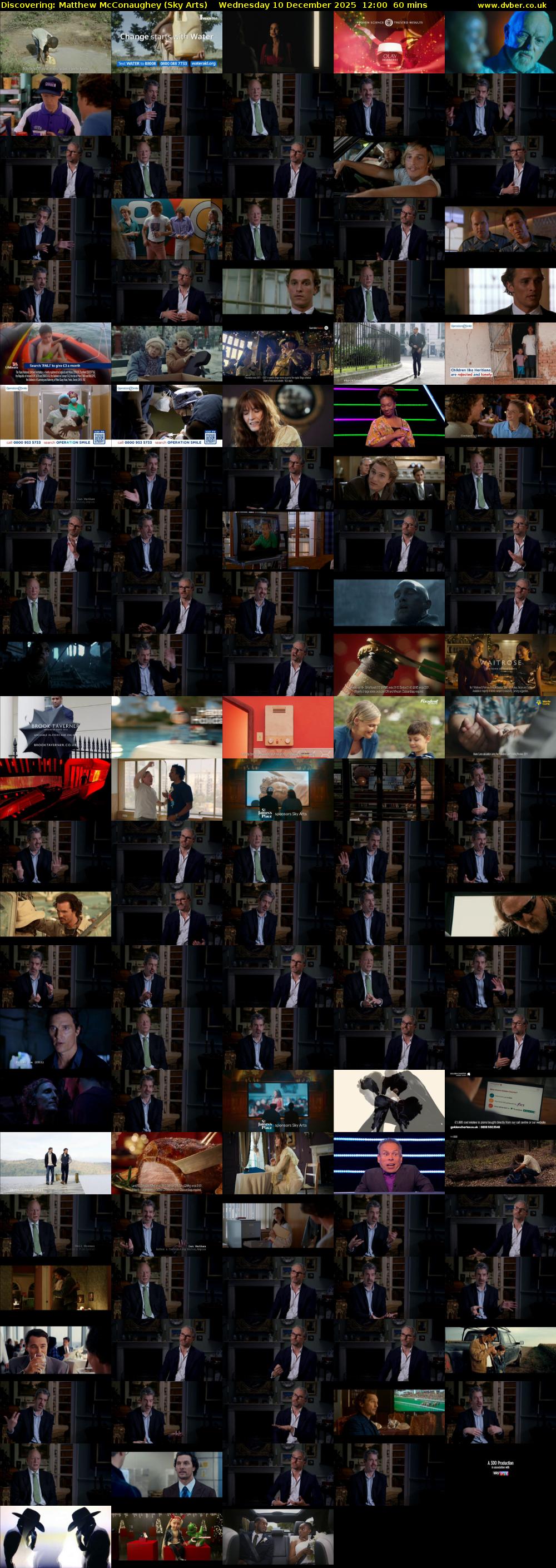 Discovering: Matthew McConaughey (Sky Arts) Wednesday 10 December 2025 12:00 - 13:00