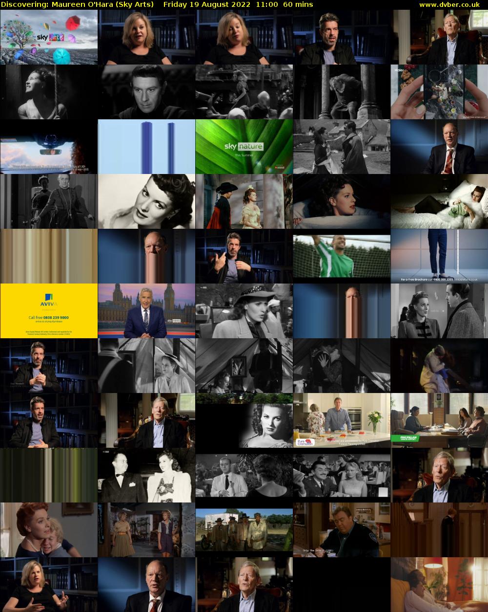Discovering: Maureen O'Hara (Sky Arts) Friday 19 August 2022 11:00 - 12:00