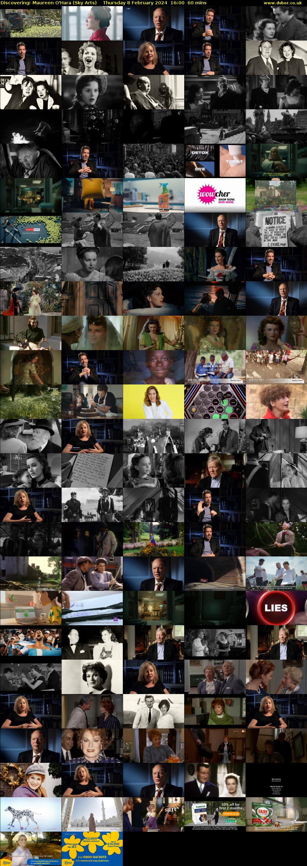 Discovering: Maureen O'Hara (Sky Arts) Thursday 8 February 2024 16:00 - 17:00