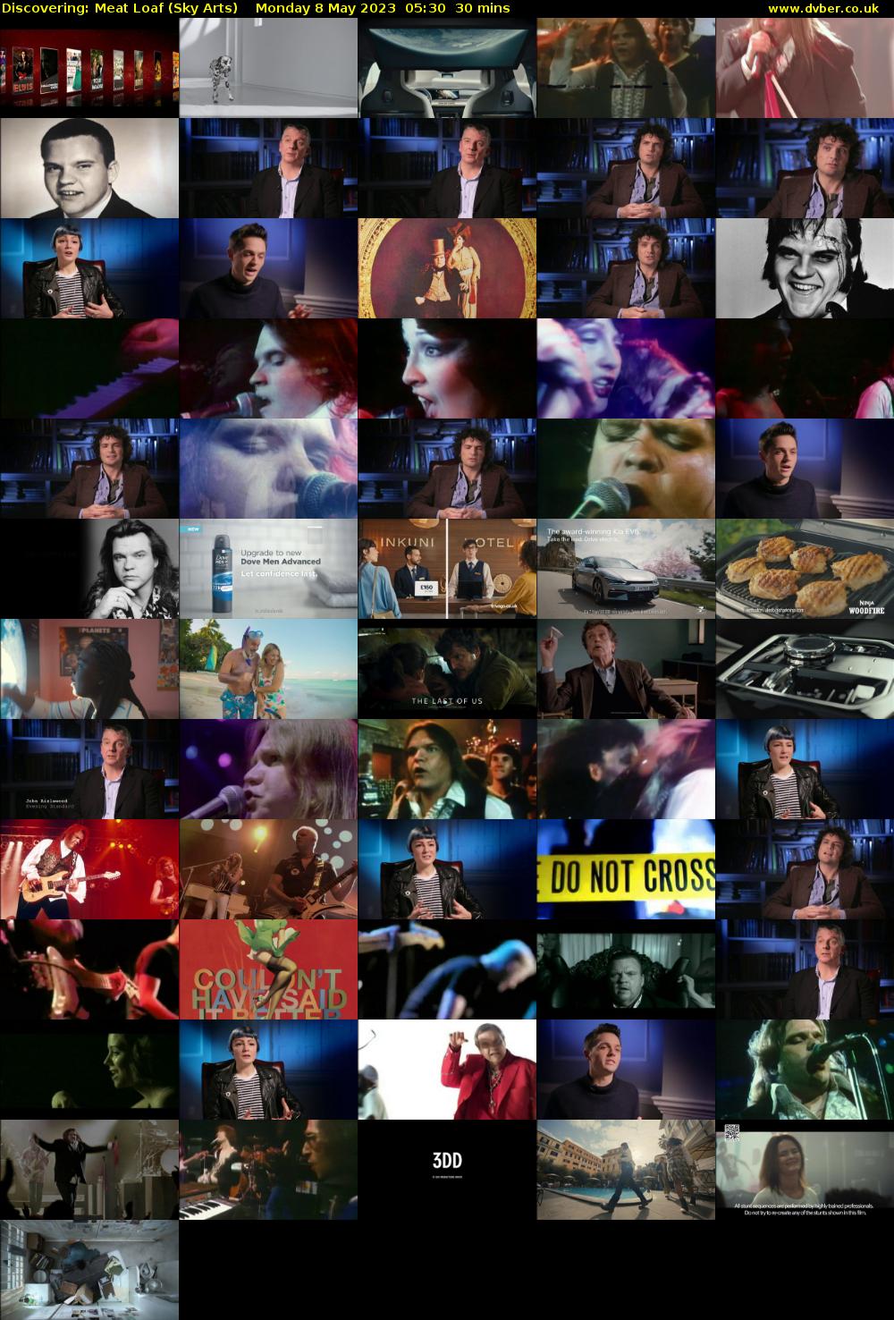 Discovering: Meat Loaf (Sky Arts) Monday 8 May 2023 05:30 - 06:00