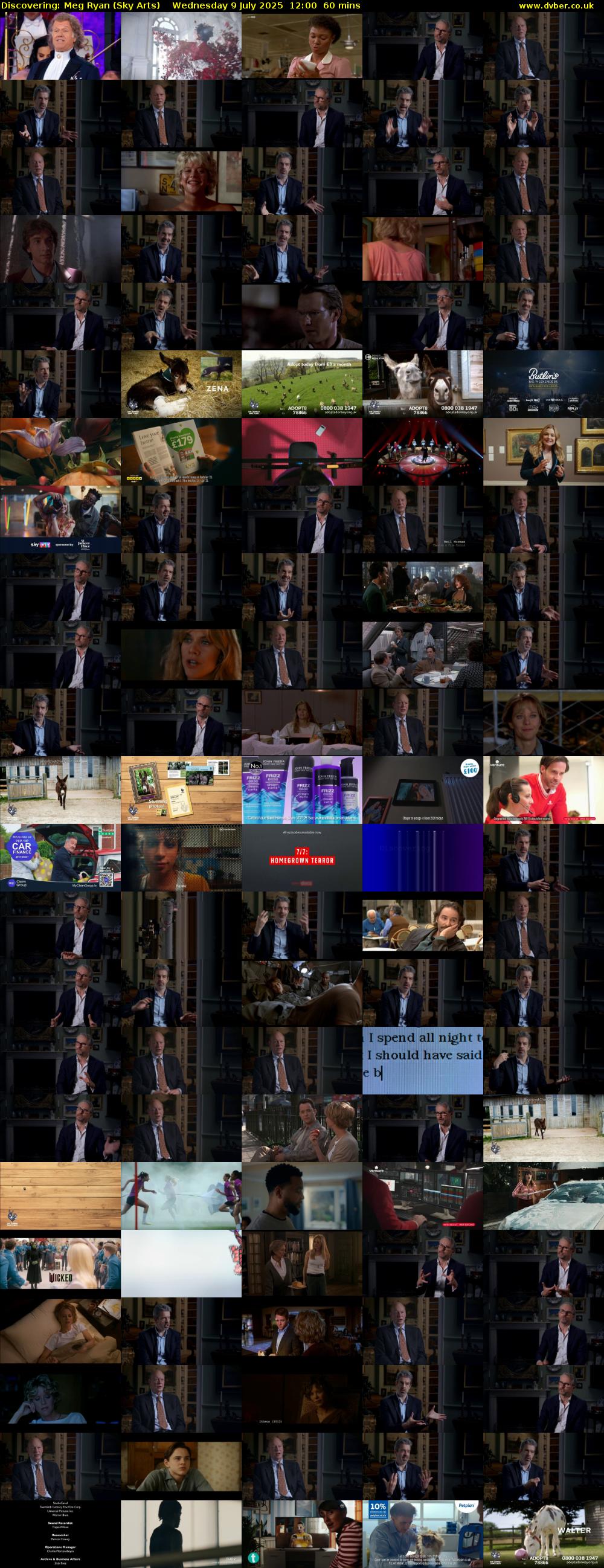 Discovering: Meg Ryan (Sky Arts) Wednesday 9 July 2025 12:00 - 13:00