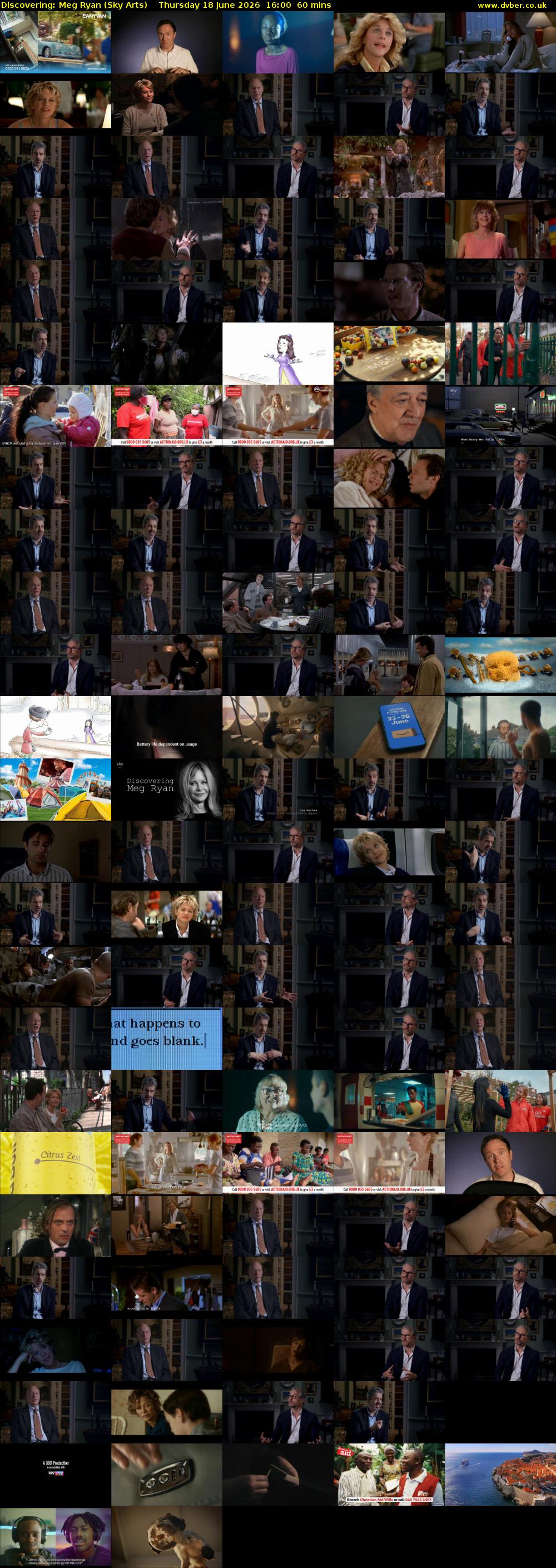 Discovering: Meg Ryan (Sky Arts) Thursday 18 June 2026 16:00 - 17:00