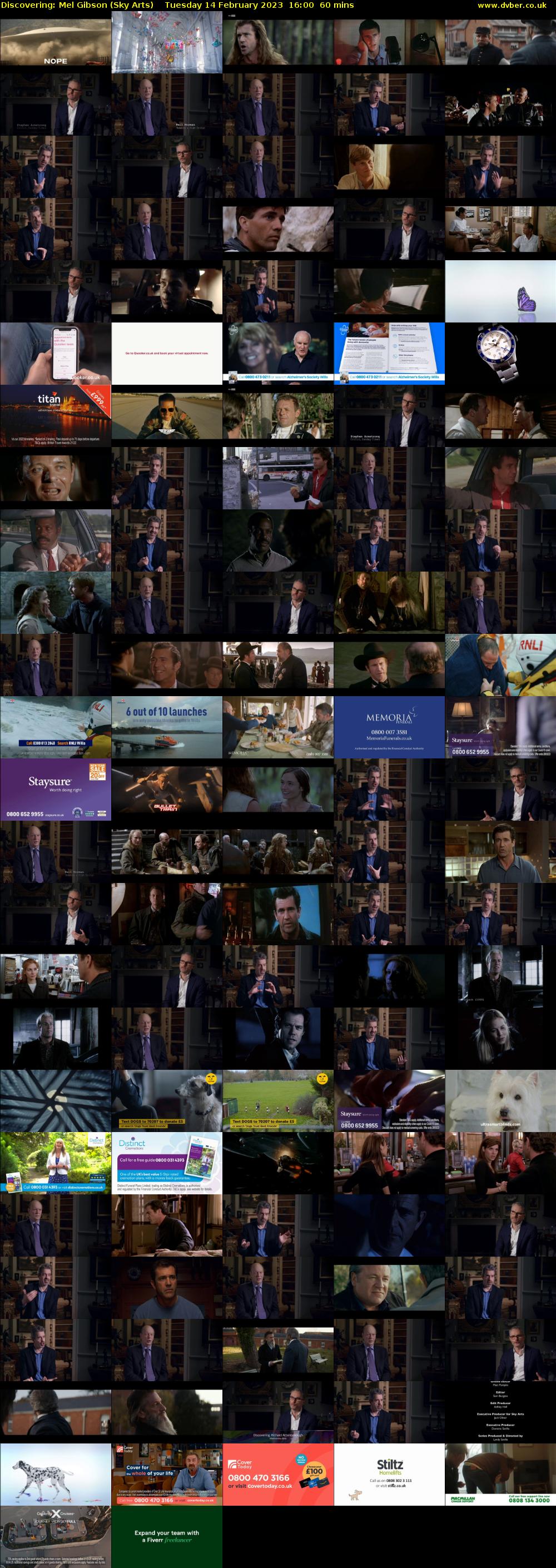 Discovering: Mel Gibson (Sky Arts) Tuesday 14 February 2023 16:00 - 17:00