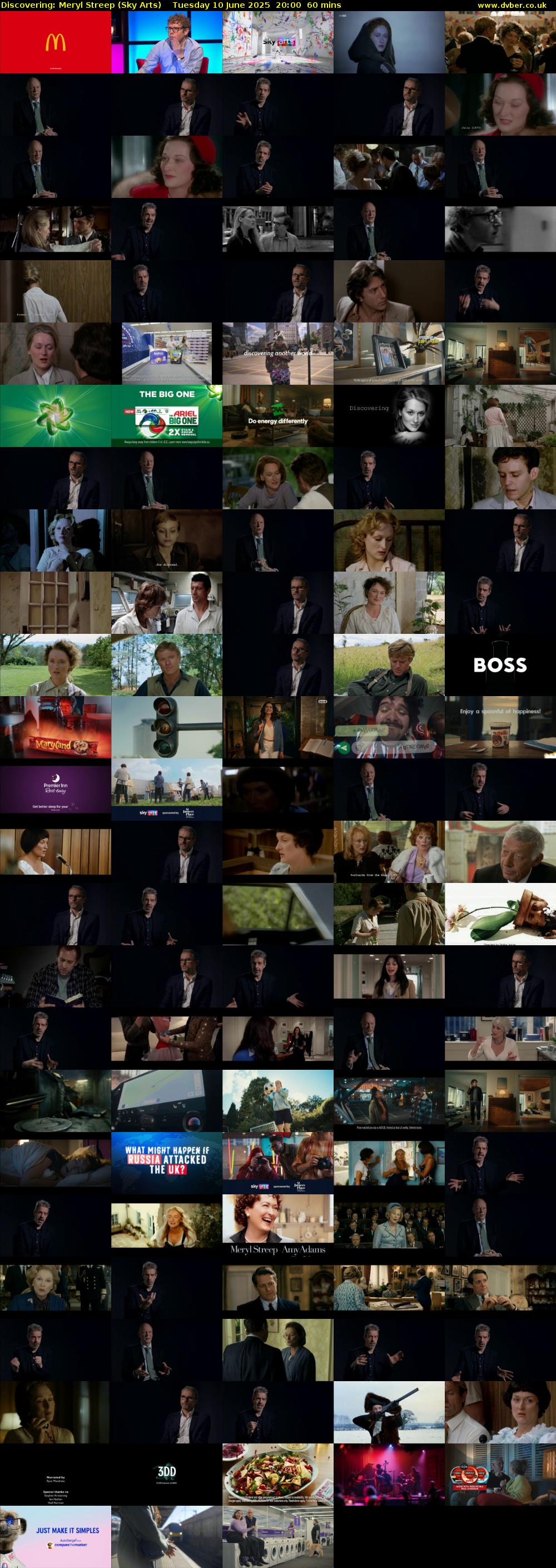 Discovering: Meryl Streep (Sky Arts) Tuesday 10 June 2025 20:00 - 21:00