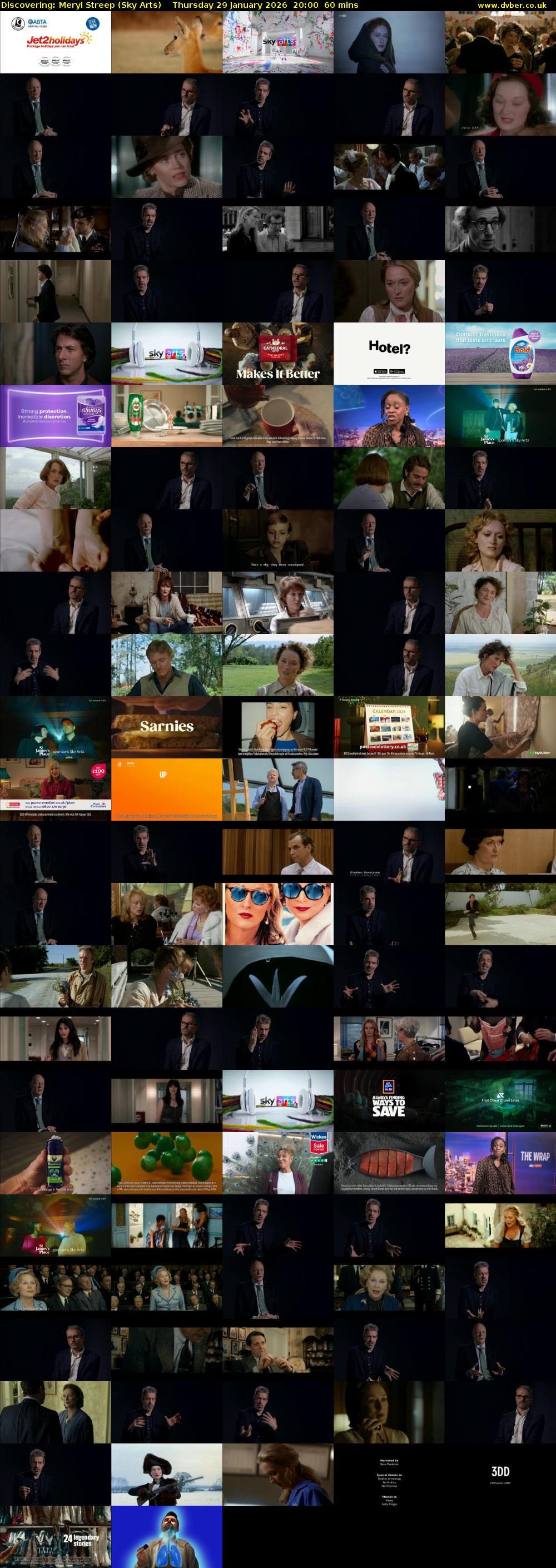 Discovering: Meryl Streep (Sky Arts) Thursday 29 January 2026 20:00 - 21:00