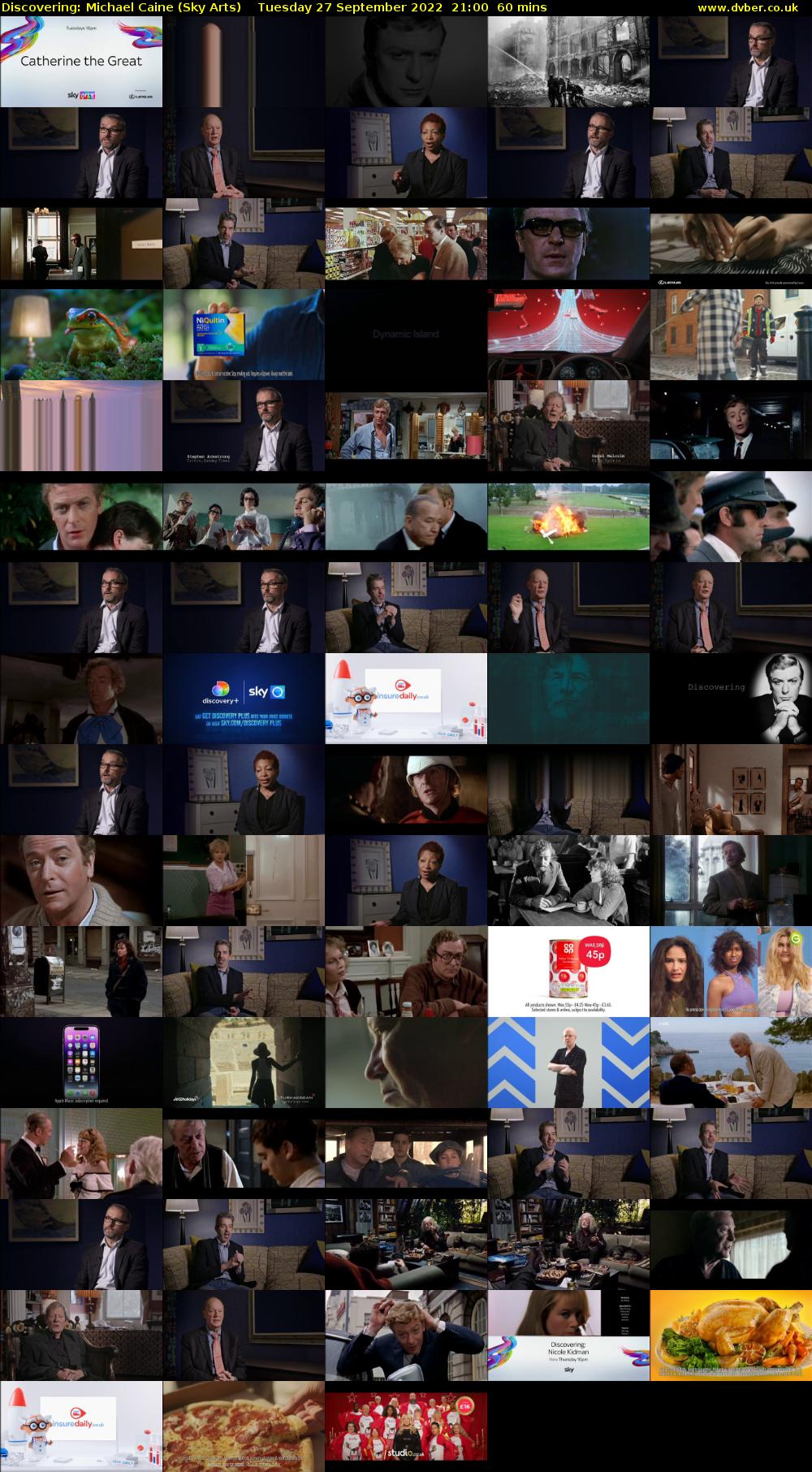 Discovering: Michael Caine (Sky Arts) Tuesday 27 September 2022 21:00 - 22:00
