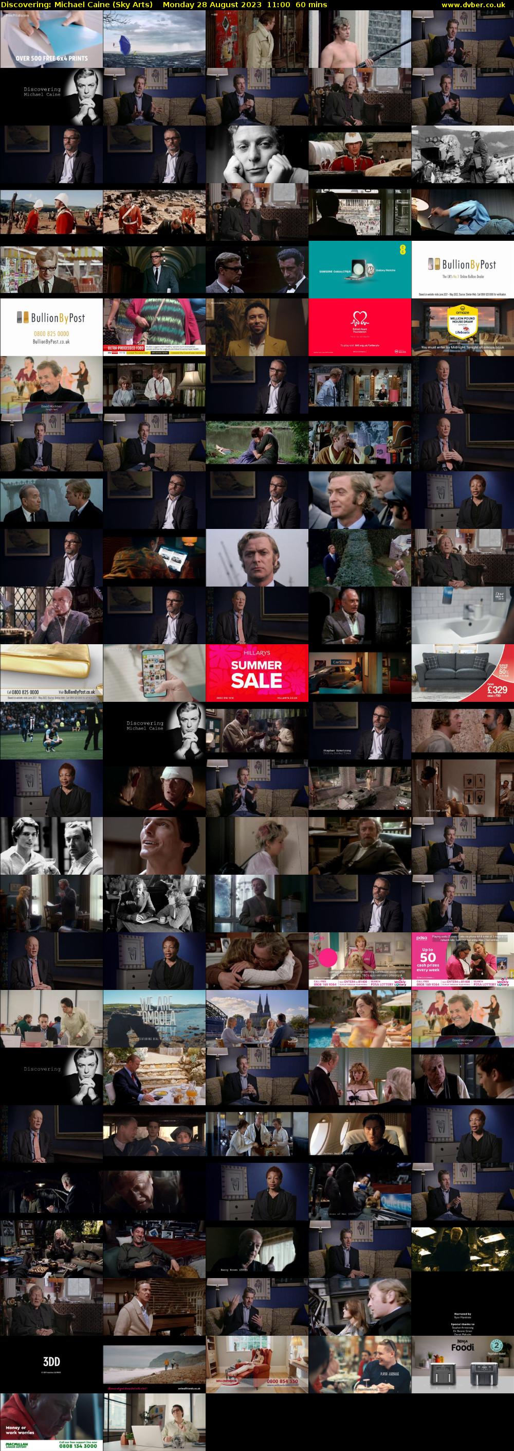 Discovering: Michael Caine (Sky Arts) Monday 28 August 2023 11:00 - 12:00