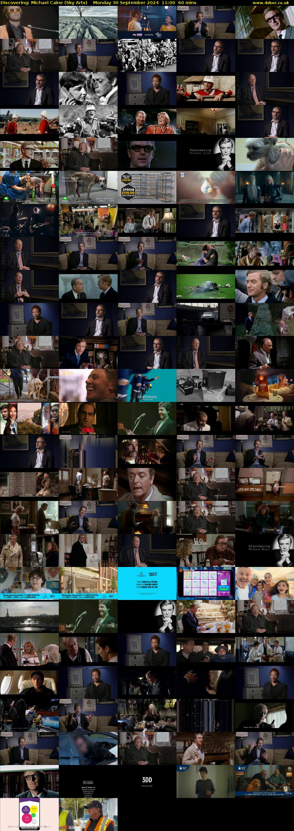 Discovering: Michael Caine (Sky Arts) Monday 30 September 2024 11:00 - 12:00