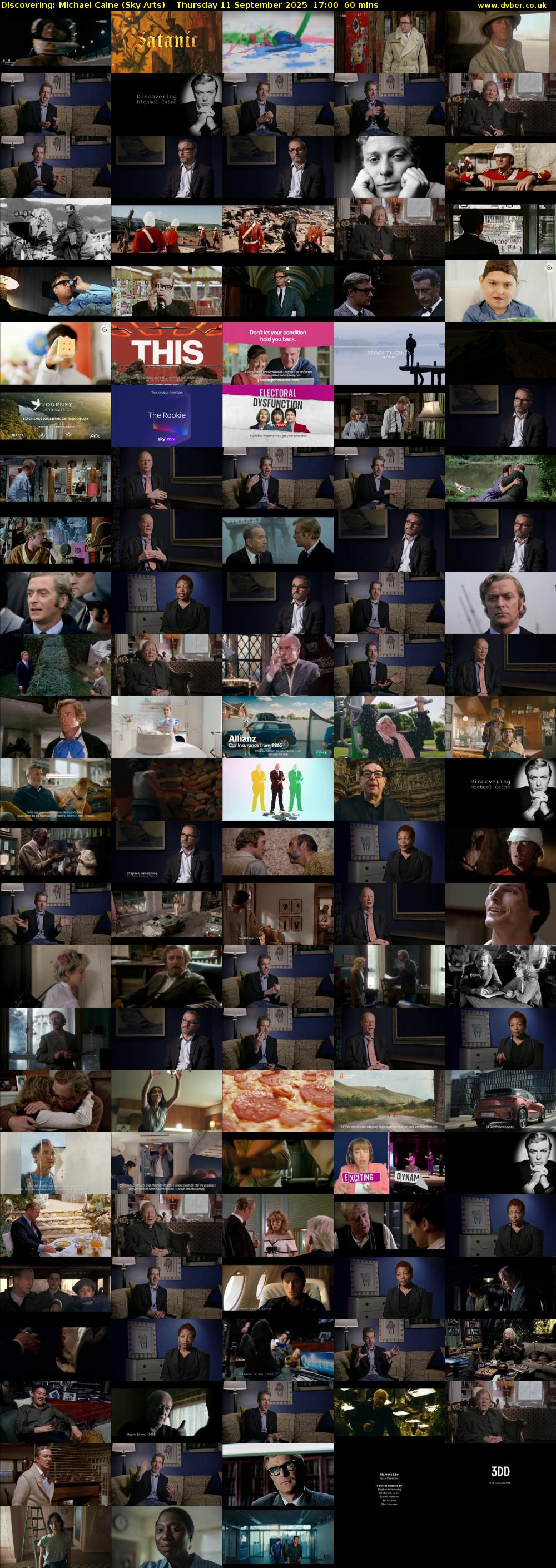 Discovering: Michael Caine (Sky Arts) Thursday 11 September 2025 17:00 - 18:00