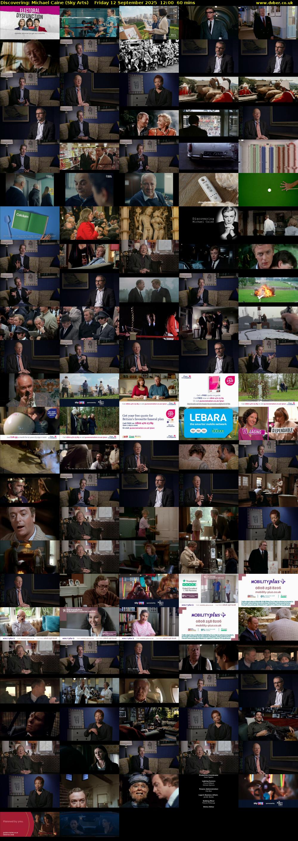 Discovering: Michael Caine (Sky Arts) Friday 12 September 2025 12:00 - 13:00