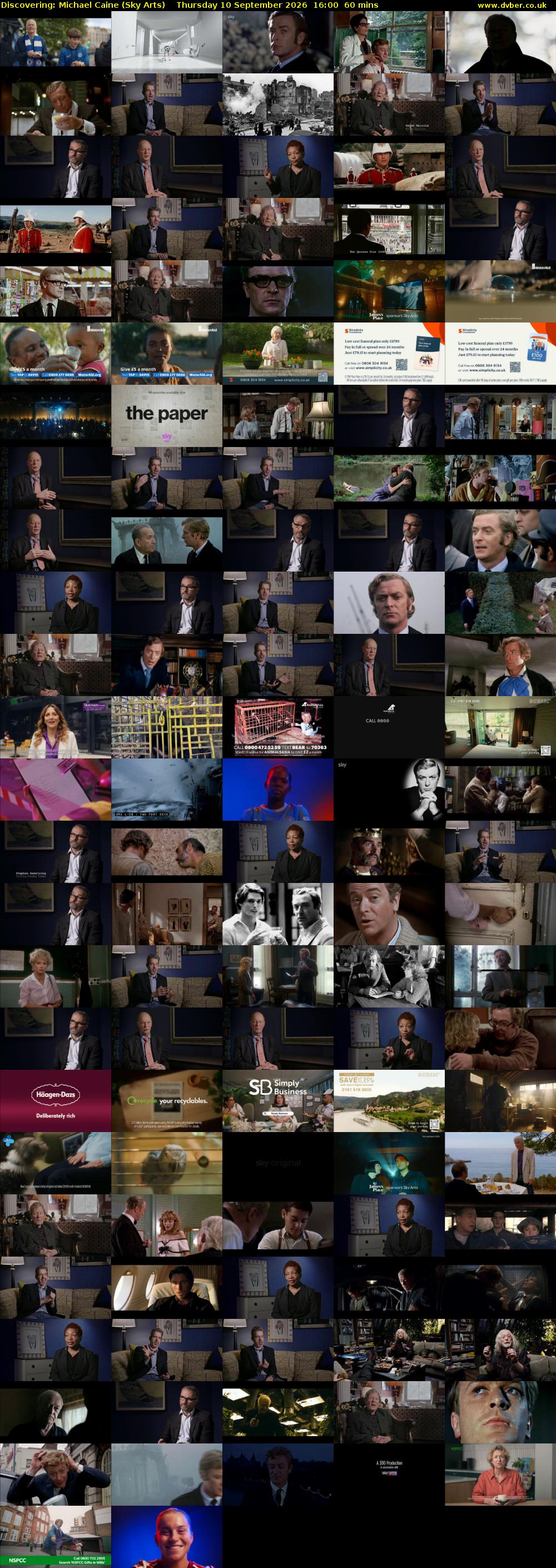 Discovering: Michael Caine (Sky Arts) Thursday 10 September 2026 16:00 - 17:00