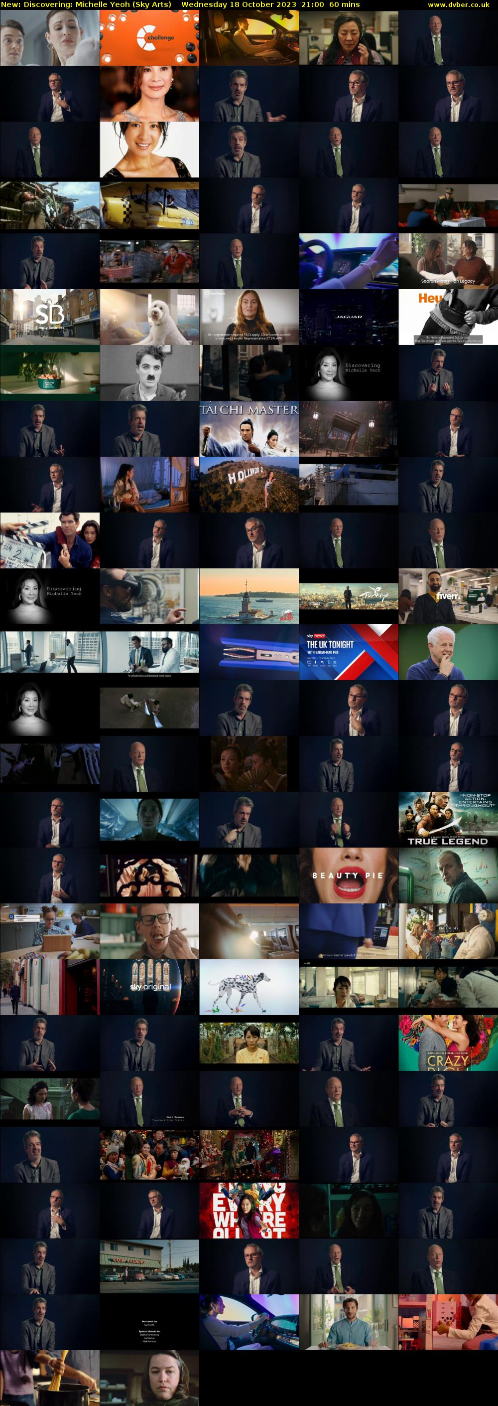 Discovering: Michelle Yeoh (Sky Arts) Wednesday 18 October 2023 21:00 - 22:00