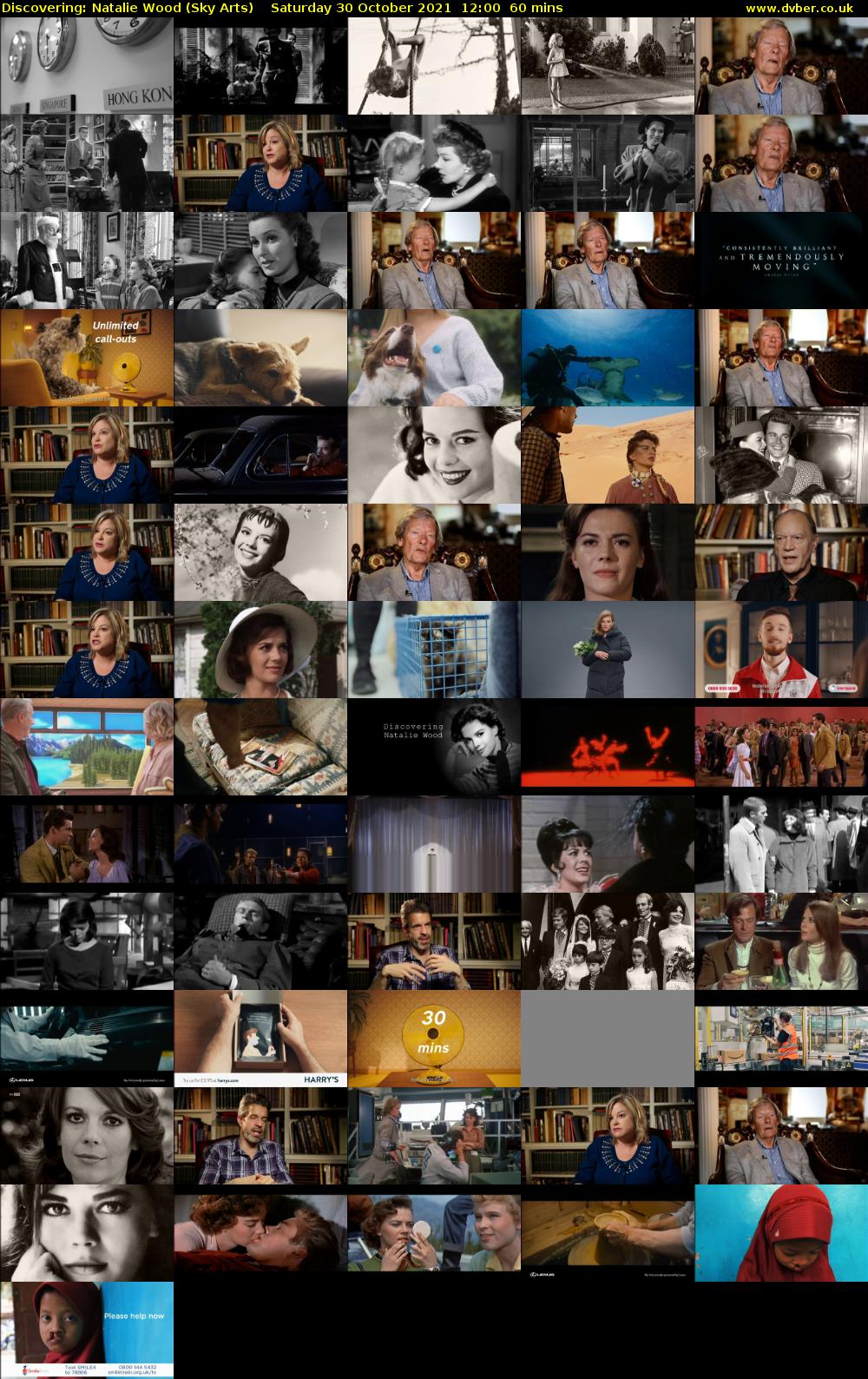 Discovering: Natalie Wood (Sky Arts) Saturday 30 October 2021 12:00 - 13:00