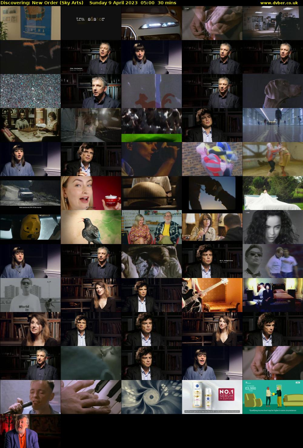 Discovering: New Order (Sky Arts) Sunday 9 April 2023 05:00 - 05:30