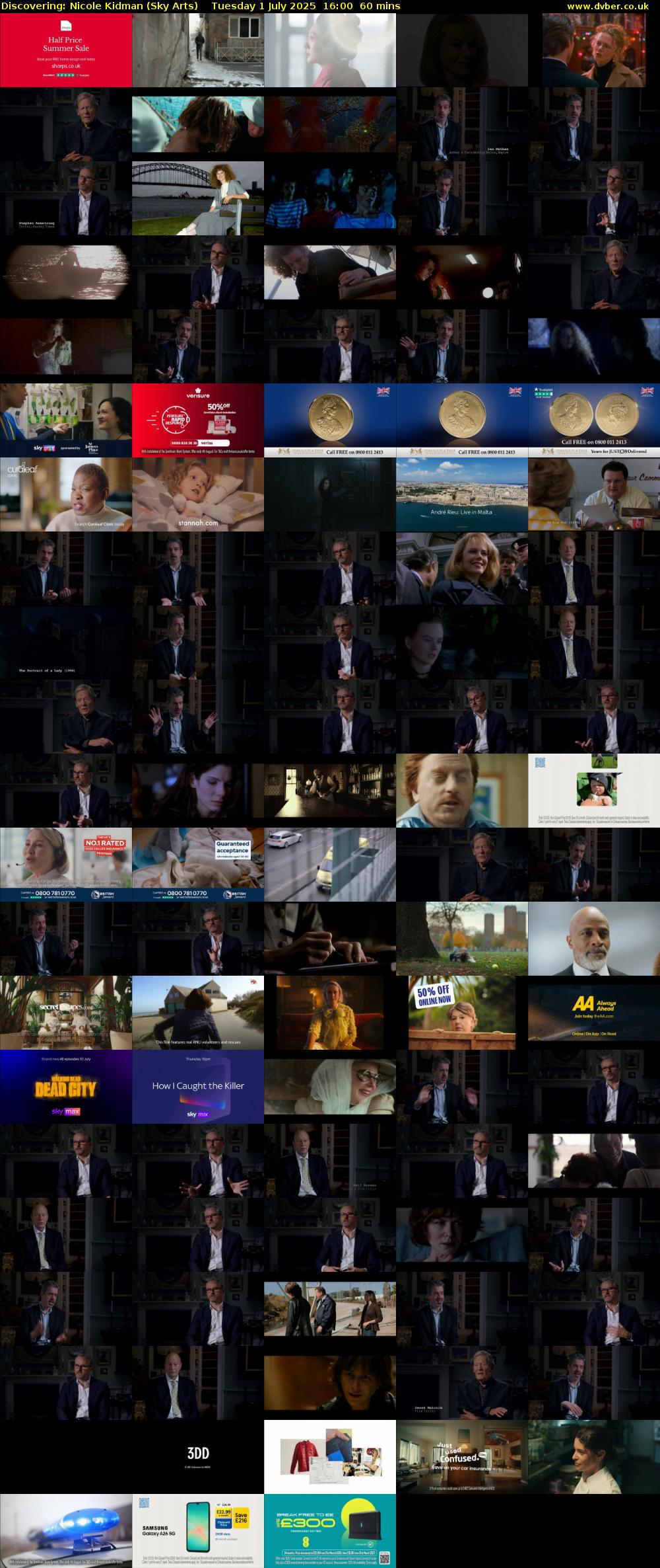 Discovering: Nicole Kidman (Sky Arts) Tuesday 1 July 2025 16:00 - 17:00