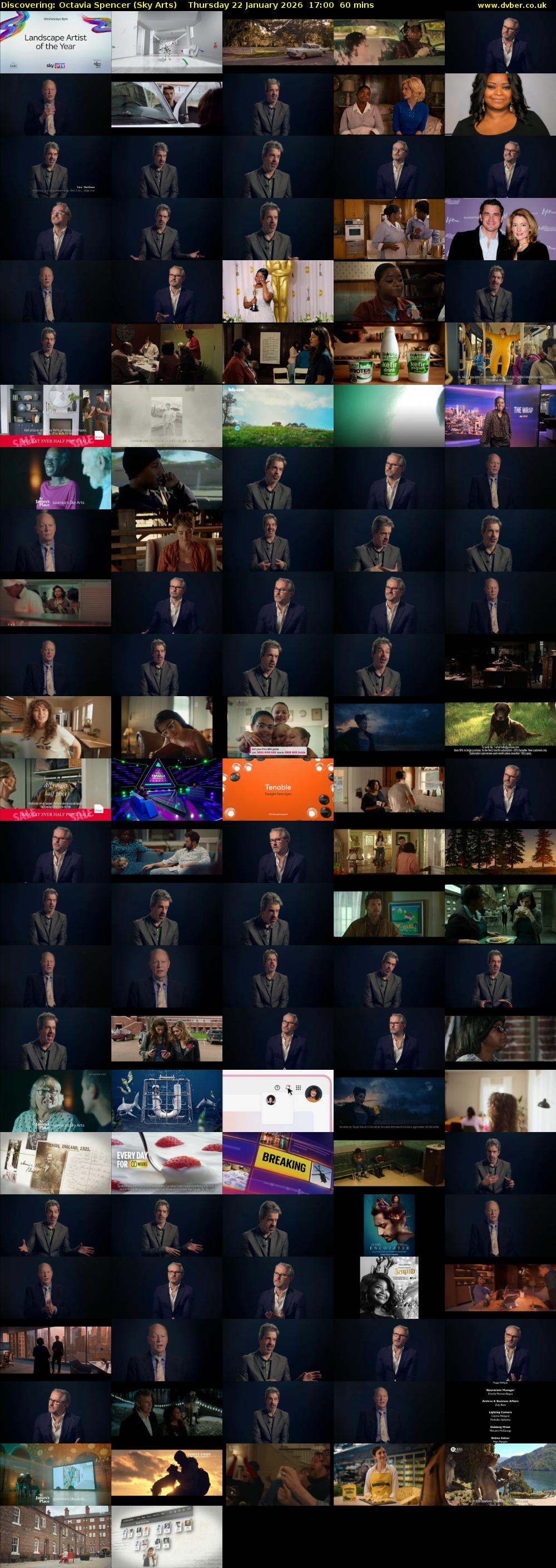 Discovering: Octavia Spencer (Sky Arts) Thursday 22 January 2026 17:00 - 18:00