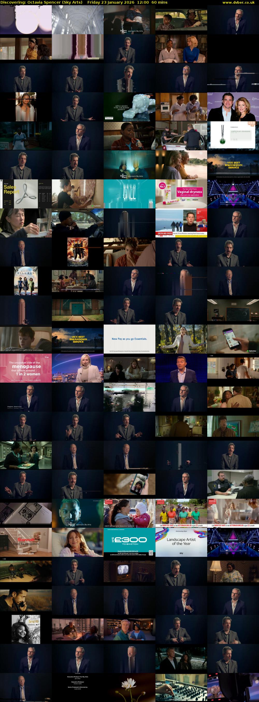 Discovering: Octavia Spencer (Sky Arts) Friday 23 January 2026 12:00 - 13:00