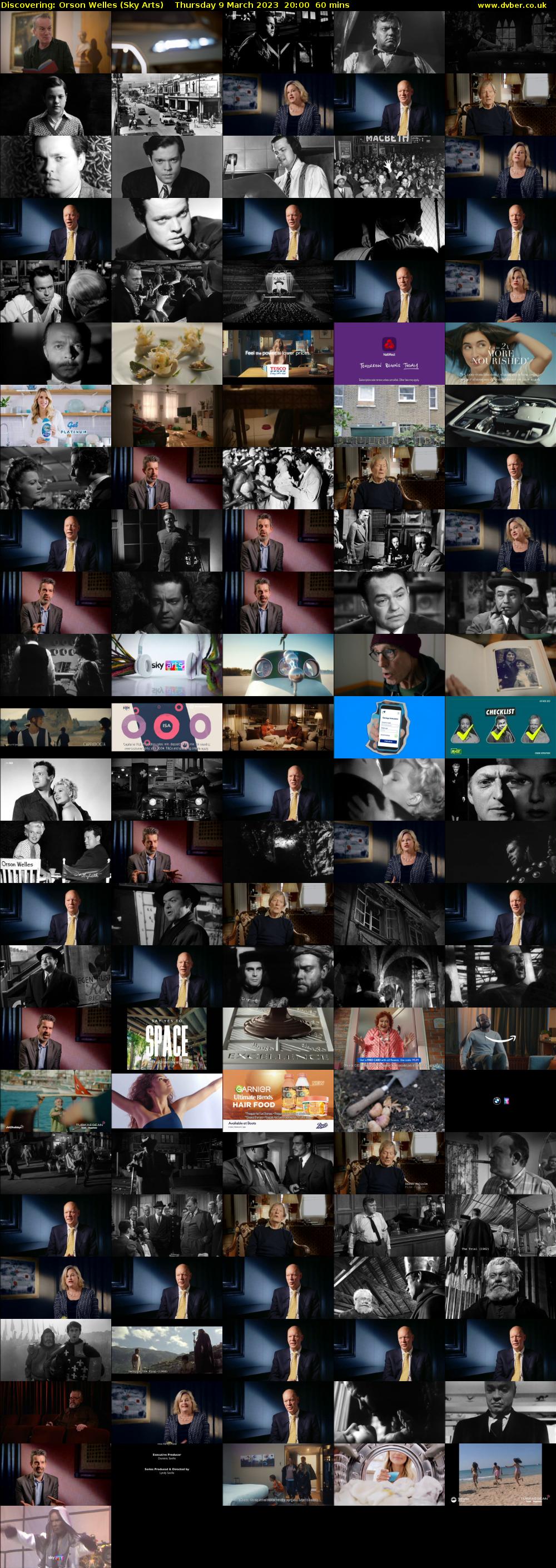 Discovering: Orson Welles (Sky Arts) Thursday 9 March 2023 20:00 - 21:00