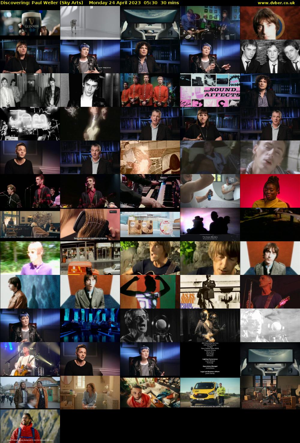 Discovering: Paul Weller (Sky Arts) Monday 24 April 2023 05:30 - 06:00