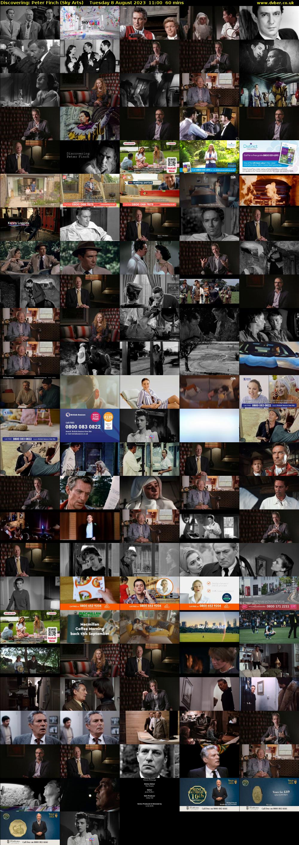 Discovering: Peter Finch (Sky Arts) Tuesday 8 August 2023 11:00 - 12:00