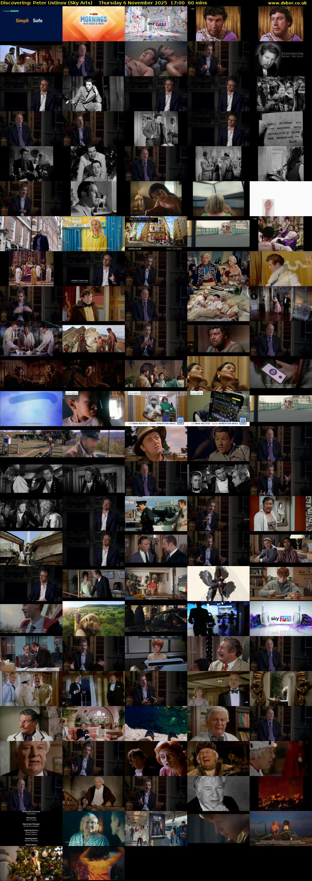 Discovering: Peter Ustinov (Sky Arts) Thursday 6 November 2025 17:00 - 18:00