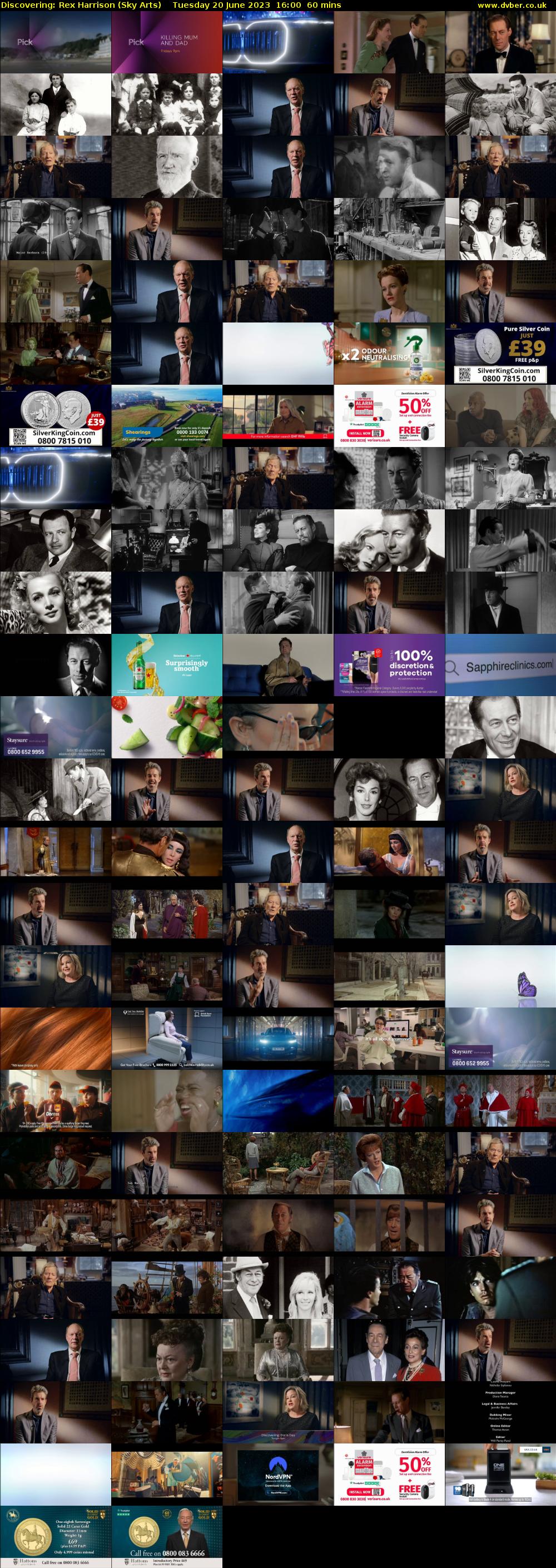 Discovering: Rex Harrison (Sky Arts) Tuesday 20 June 2023 16:00 - 17:00