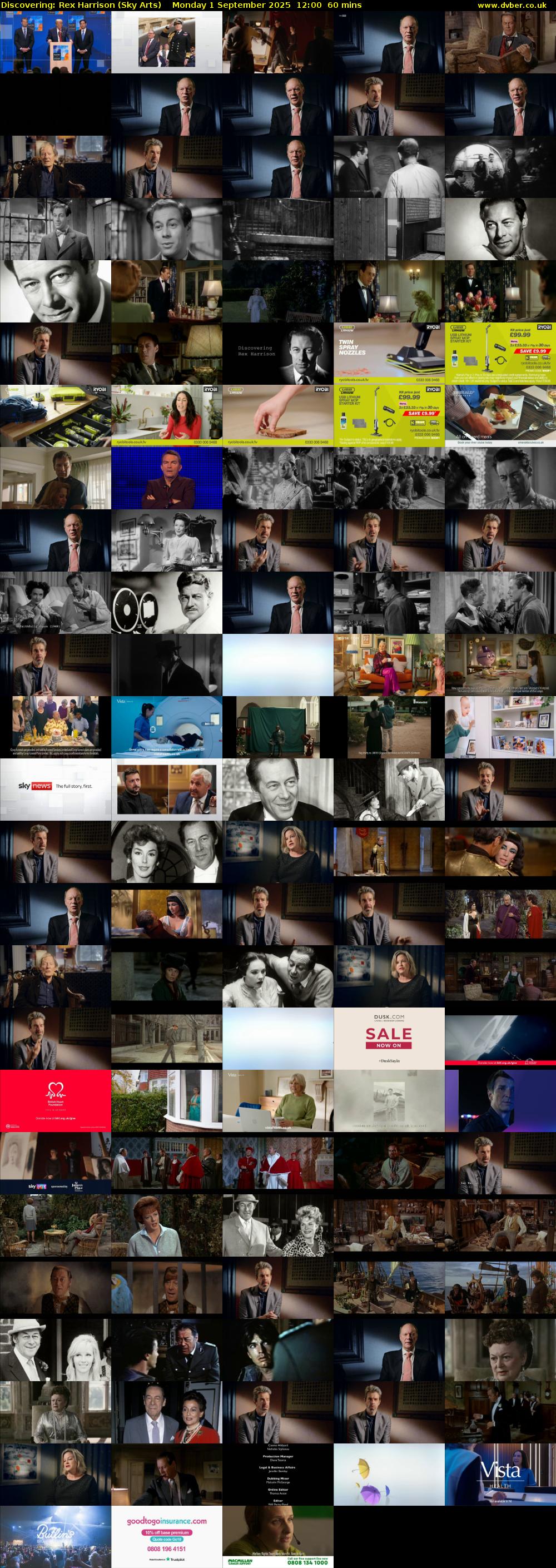 Discovering: Rex Harrison (Sky Arts) Monday 1 September 2025 12:00 - 13:00