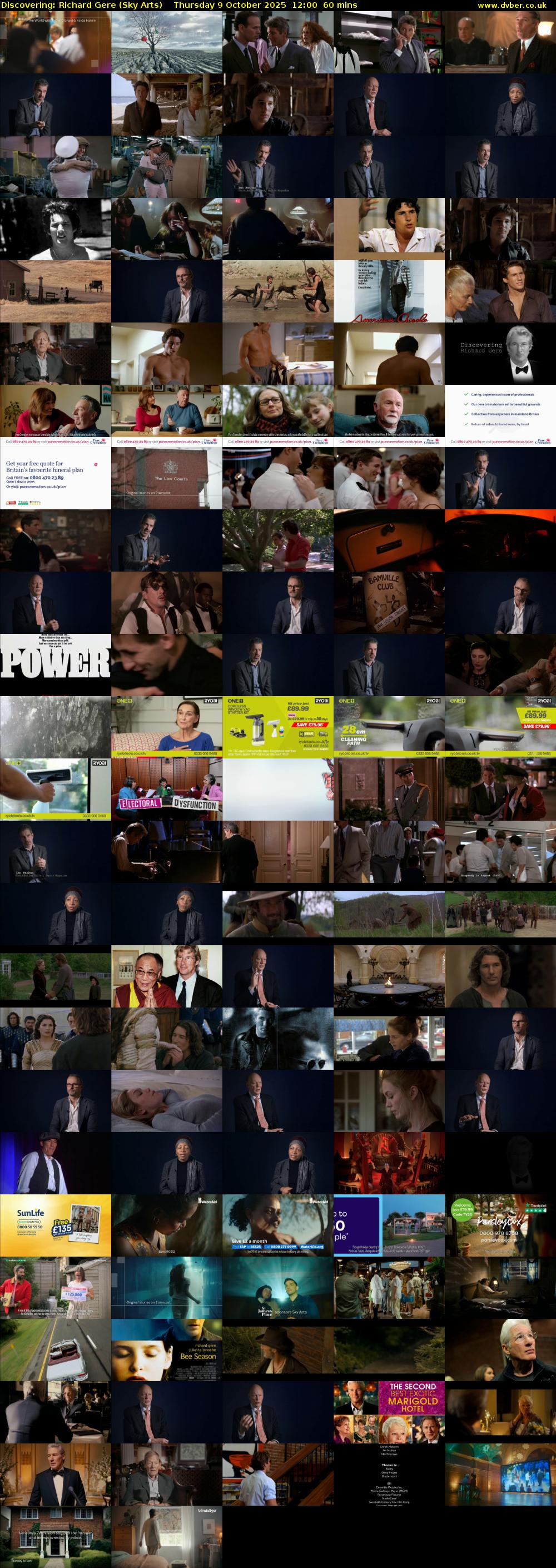 Discovering: Richard Gere (Sky Arts) Thursday 9 October 2025 12:00 - 13:00