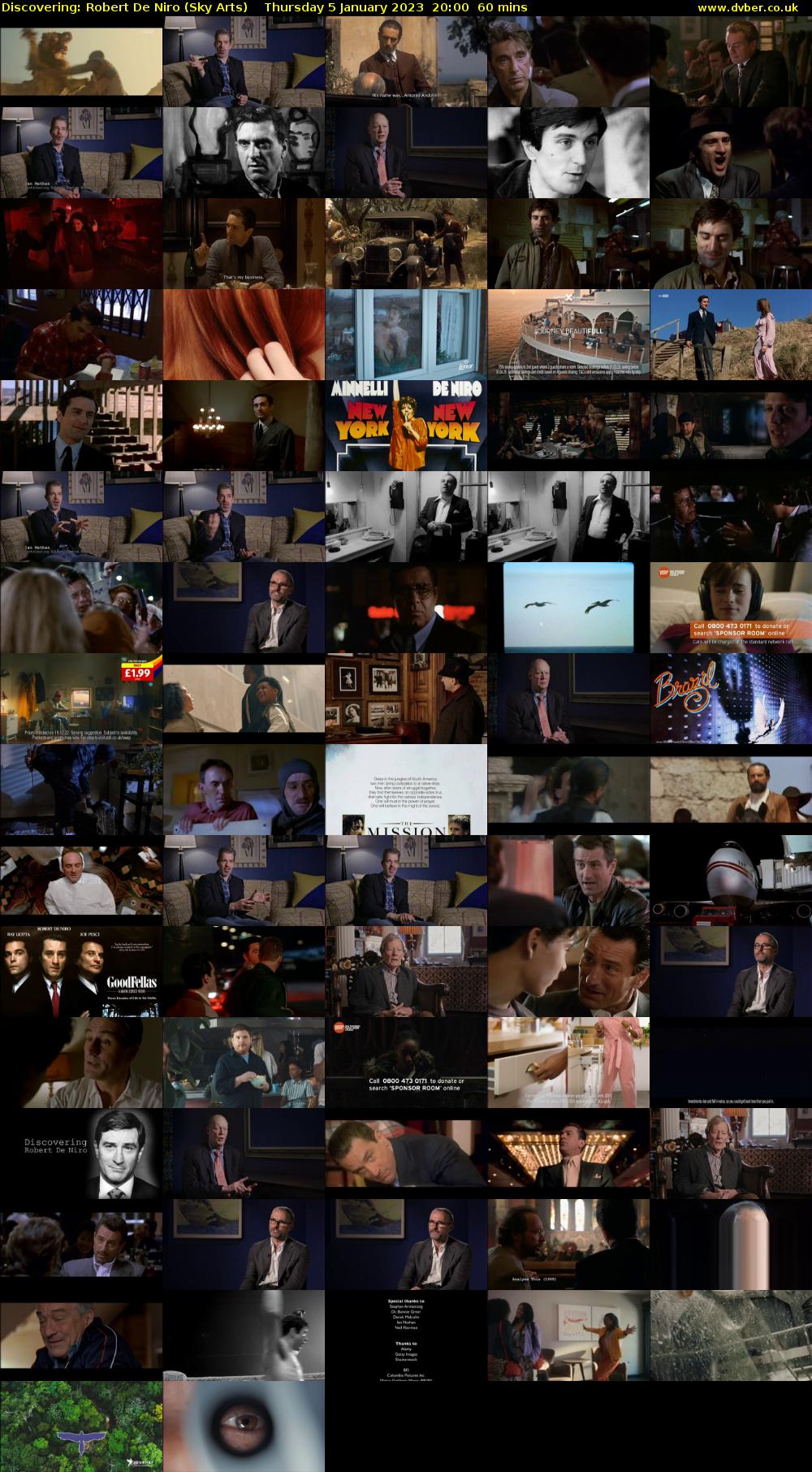 Discovering: Robert De Niro (Sky Arts) Thursday 5 January 2023 20:00 - 21:00